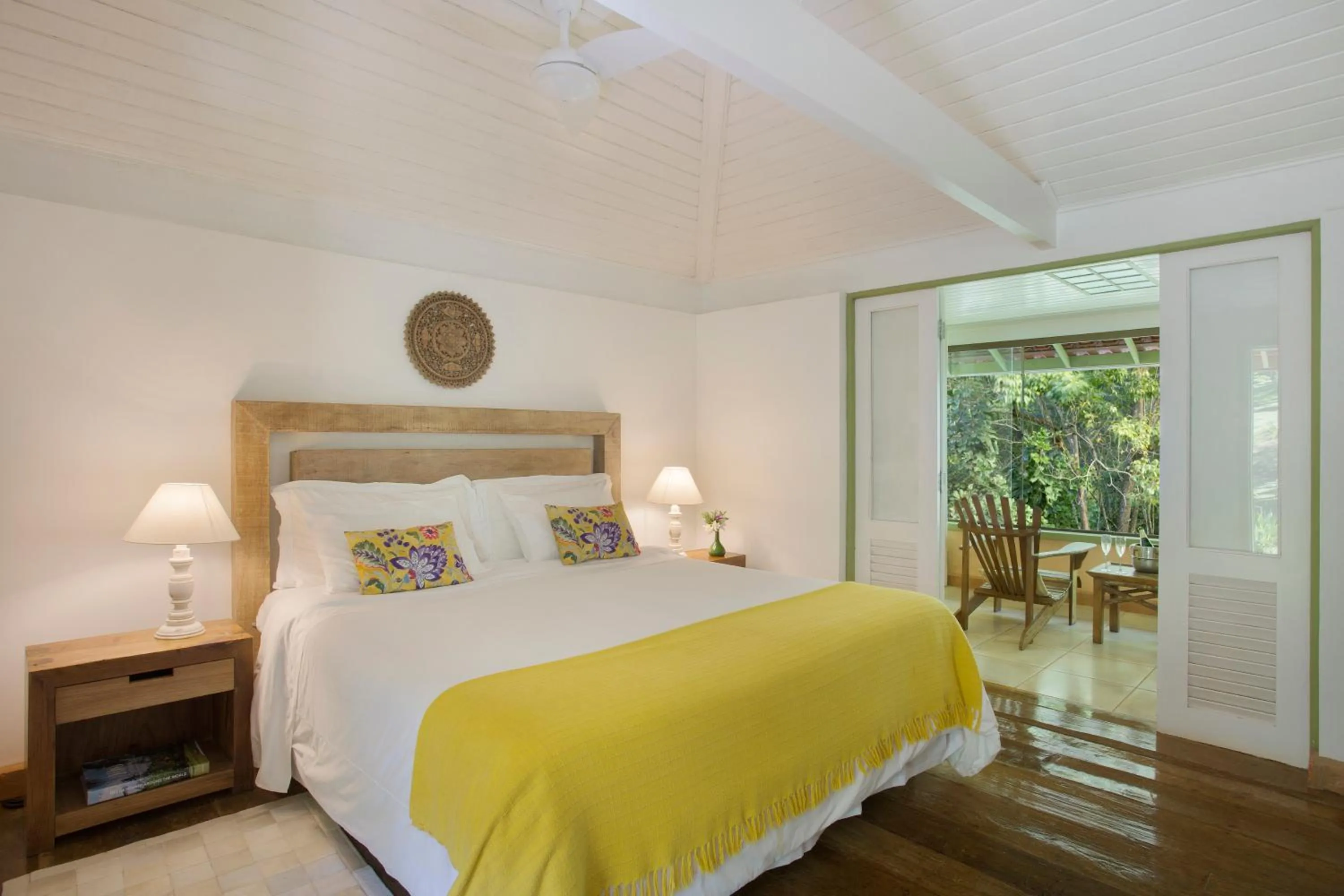 Bed in Eco Resort Hotel Villa São Romão