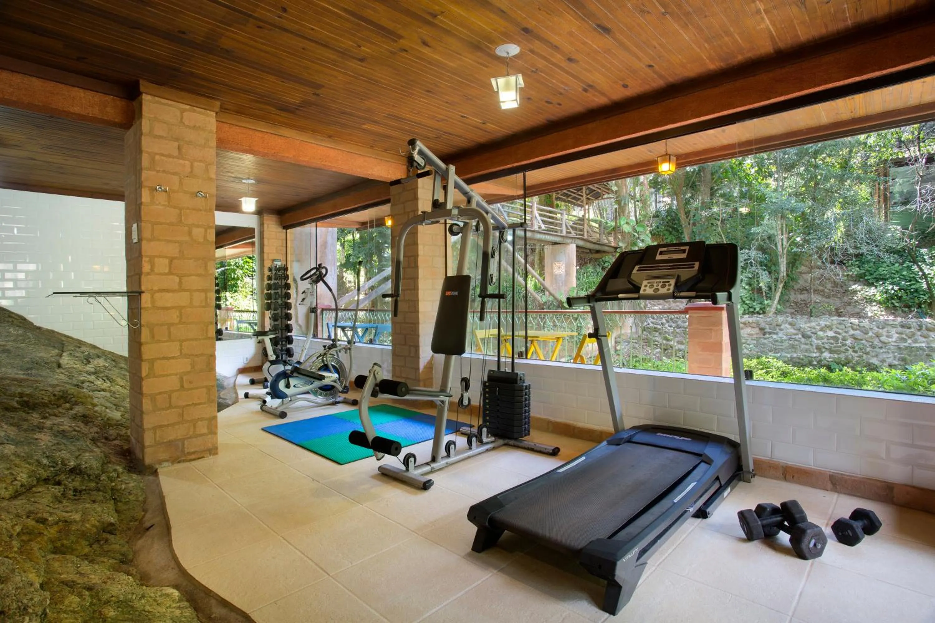 Fitness centre/facilities in Eco Resort Hotel Villa São Romão