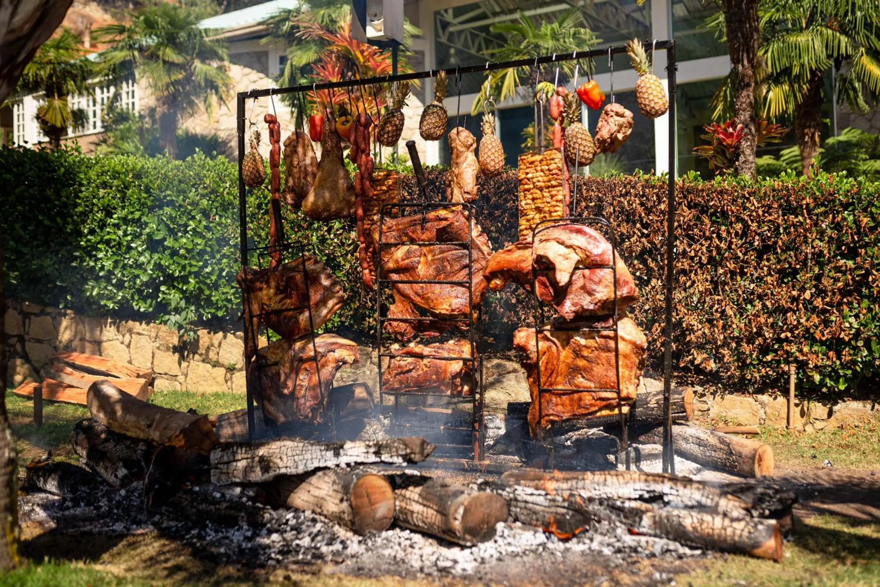 BBQ facilities in Hotel Vila Verde