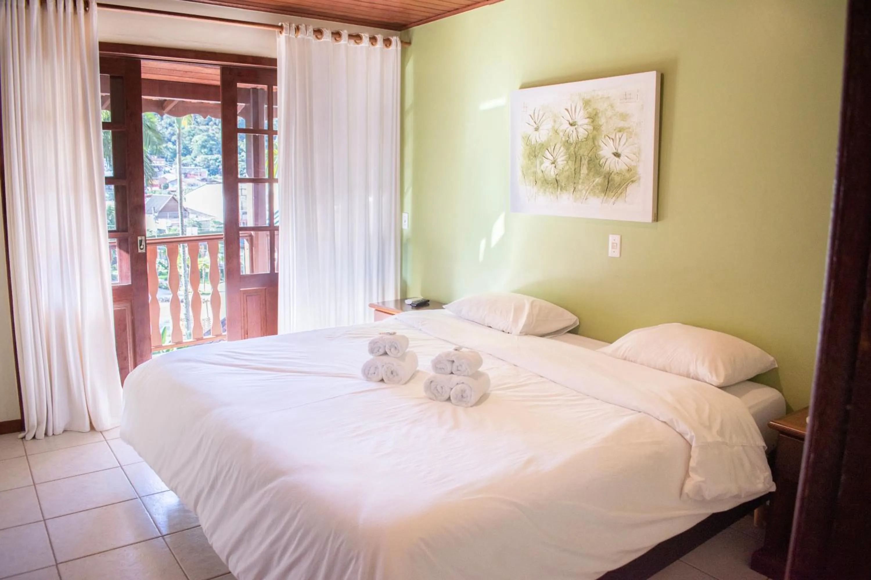 Bed in Hotel Vila Verde