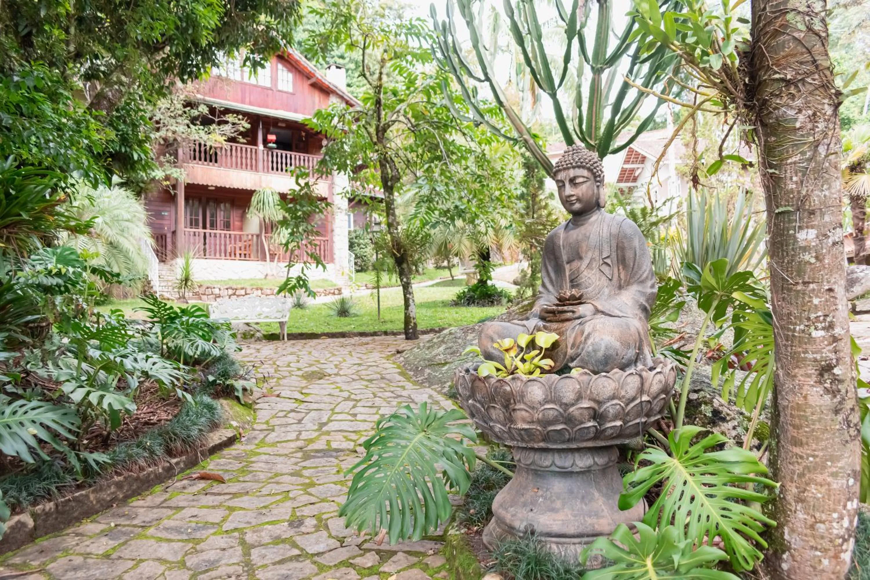 Garden in Hotel Vila Verde