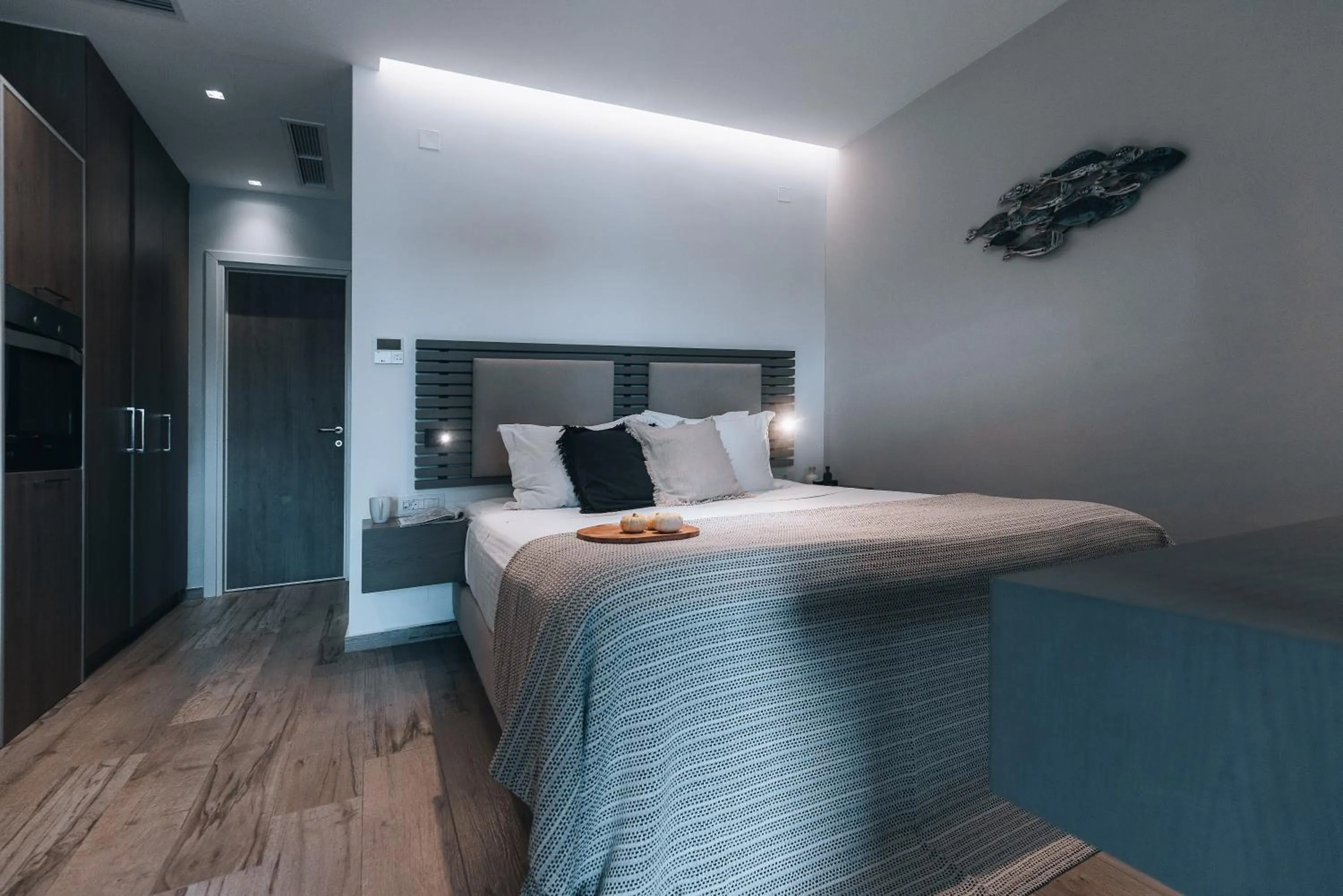 Bed in Seascape Luxury Residences