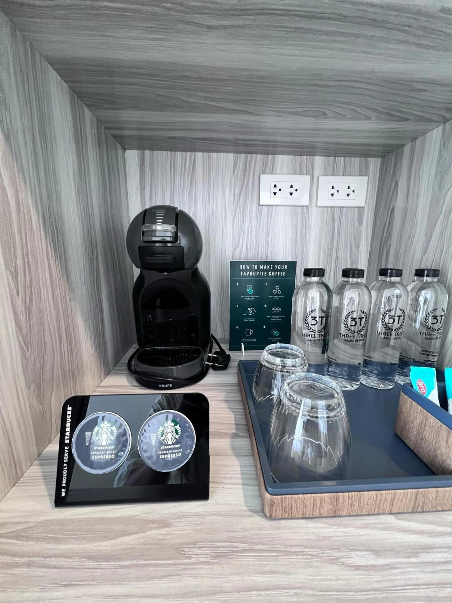 Coffee/tea facilities in Three Trees Samui Resort - Sarocha Villa