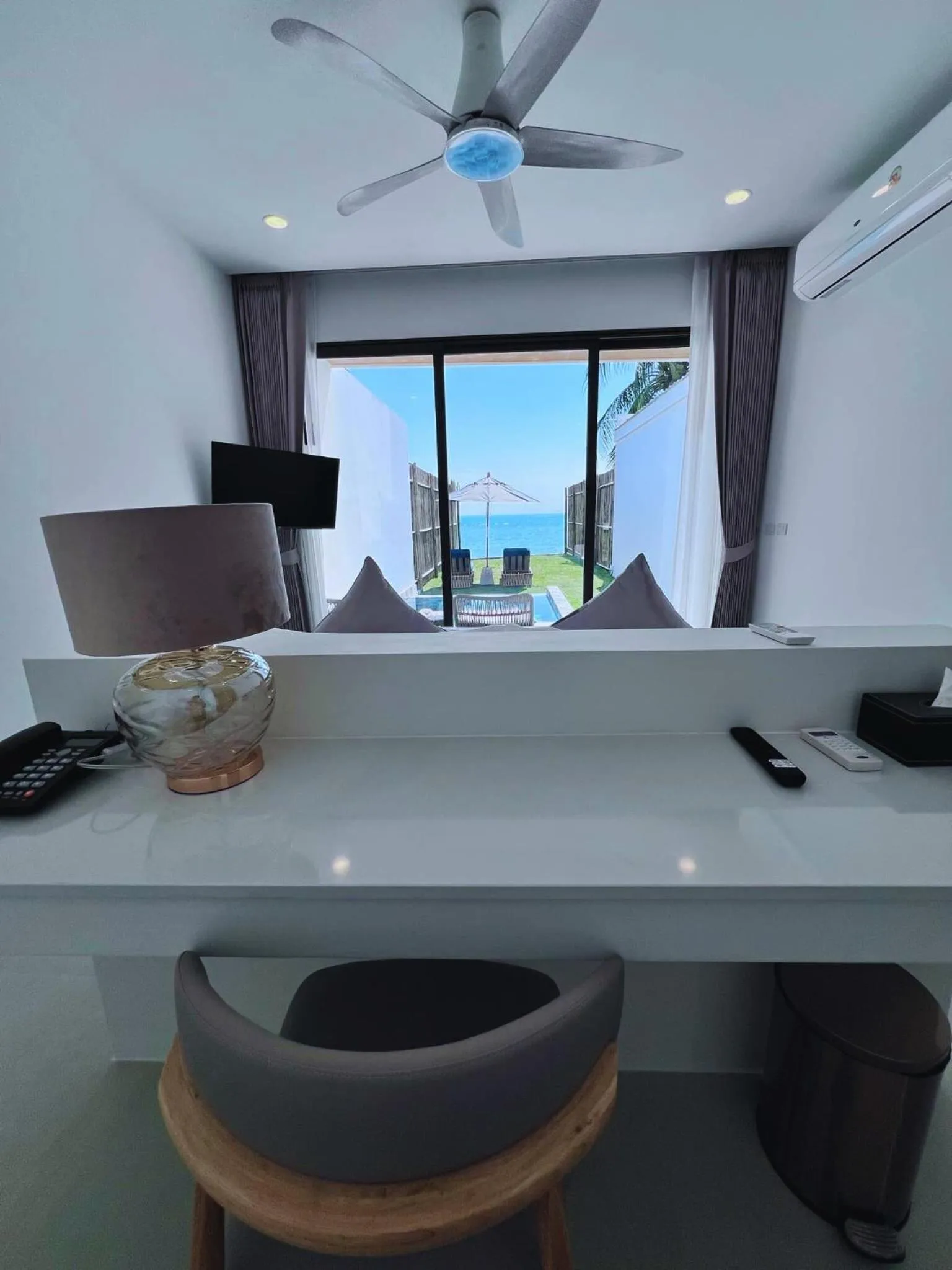 Sea view in Three Trees Samui Resort - Sarocha Villa