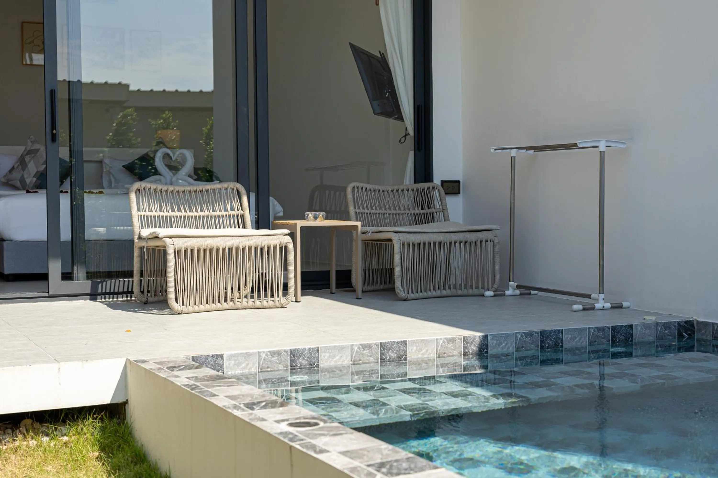 Balcony/Terrace in Three Trees Samui Resort - Sarocha Villa