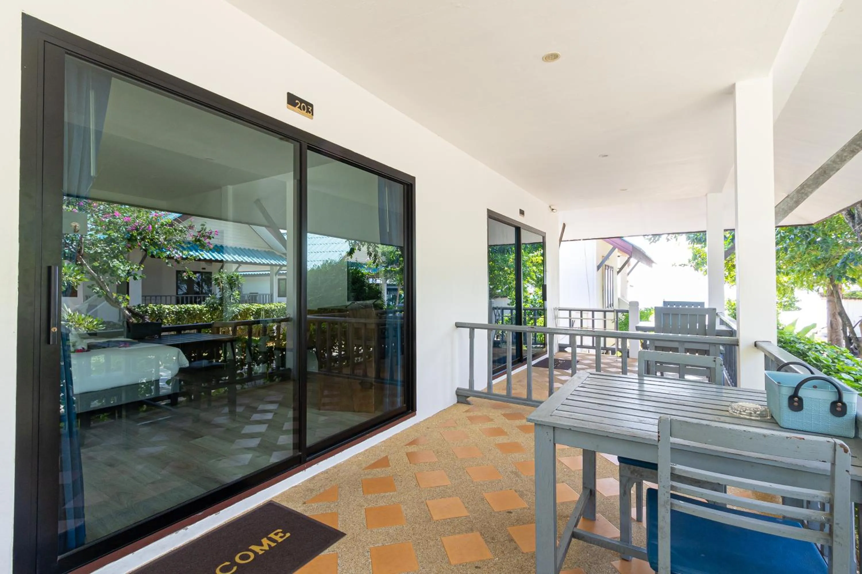 Balcony/Terrace in Three Trees Samui Resort - Sarocha Villa