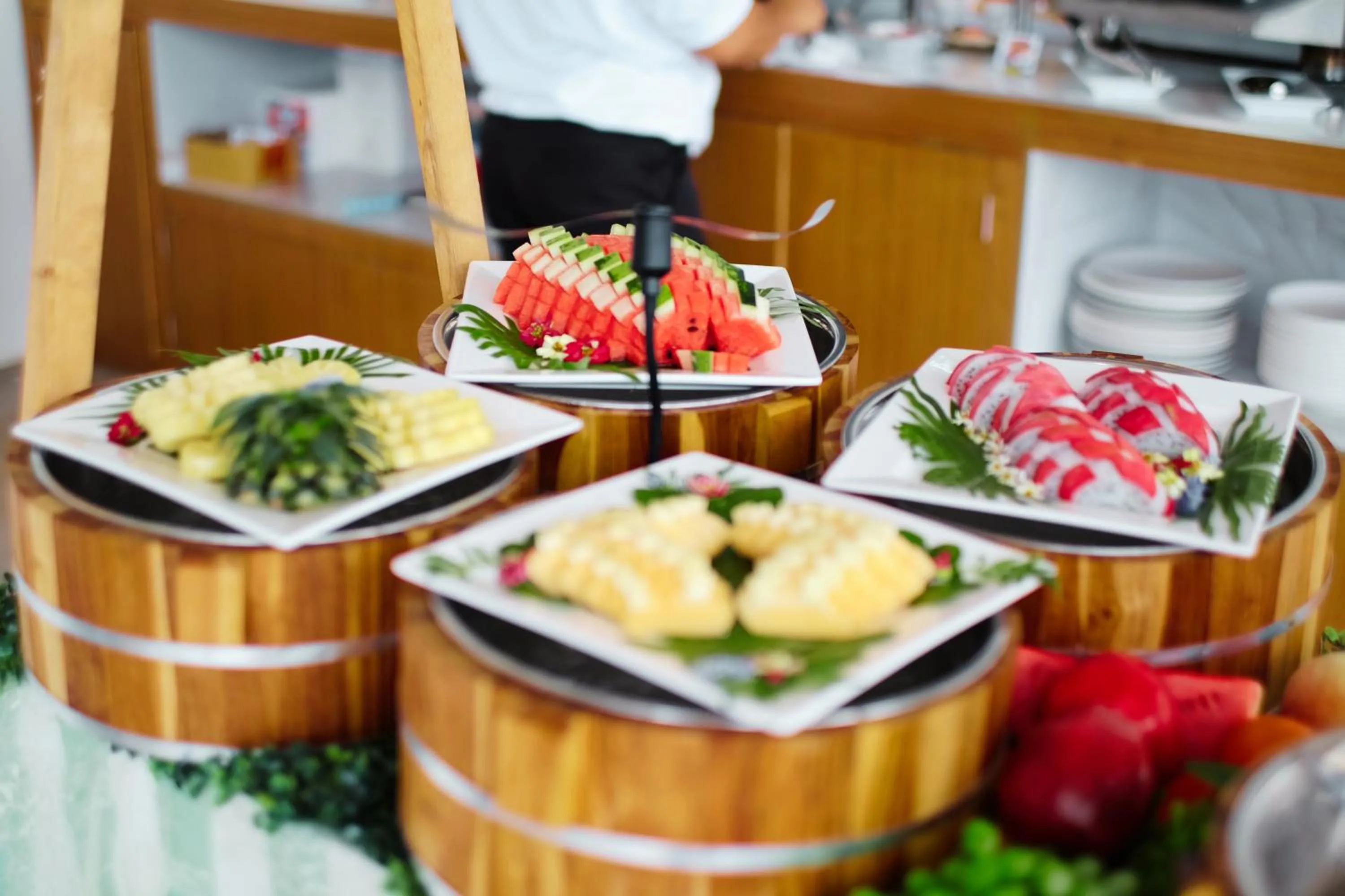 Breakfast in Three Trees Samui Resort - Sarocha Villa