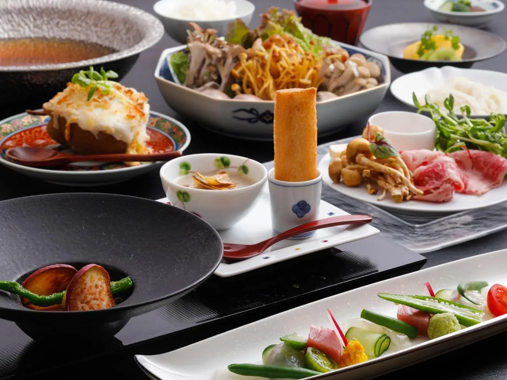 Food in Arima Hot Spring Ryokan Hanamusubi Food in Arima Hot Spring Ryokan Hanamusubi