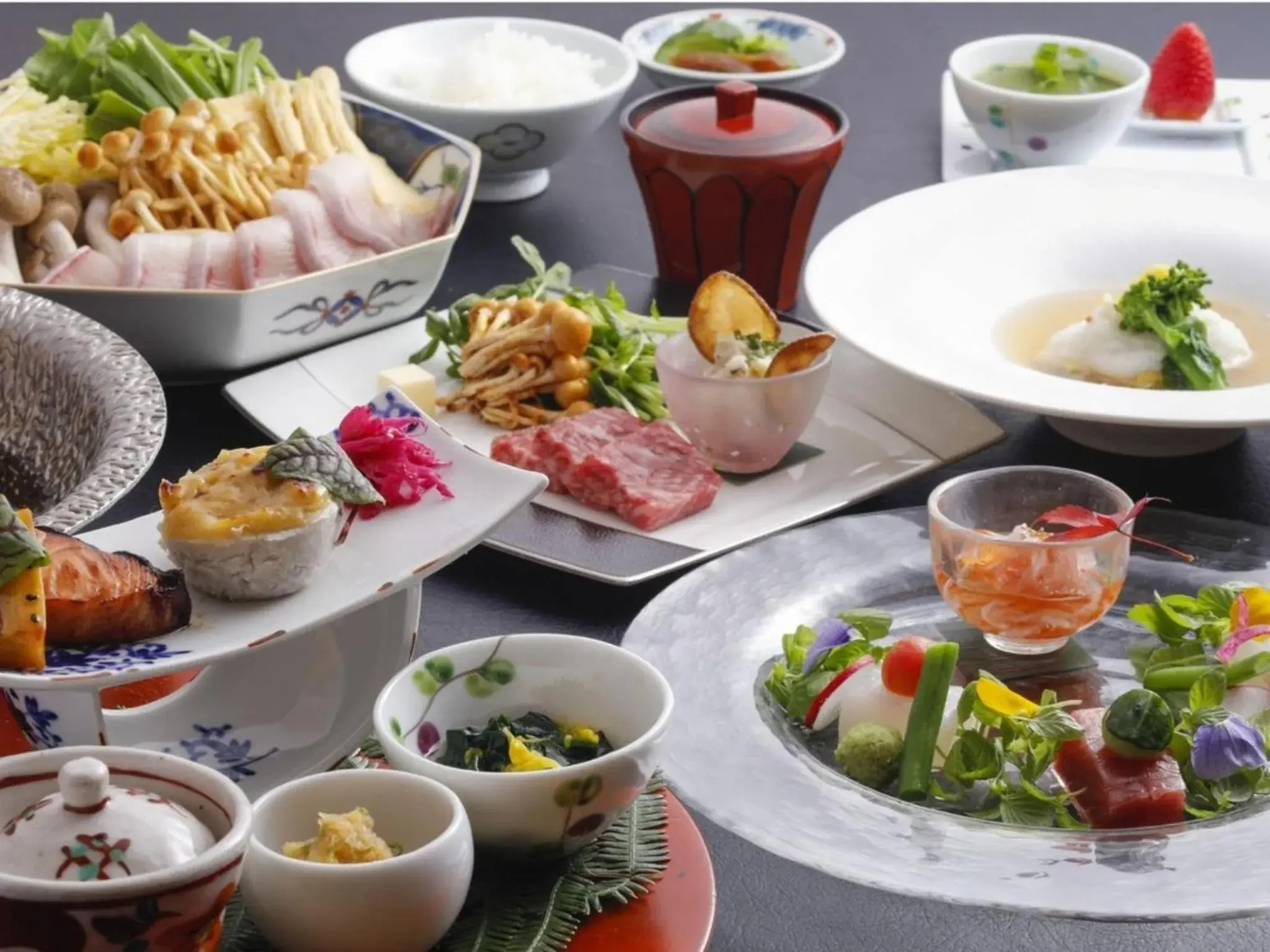 Food in Arima Hot Spring Ryokan Hanamusubi Food in Arima Hot Spring Ryokan Hanamusubi