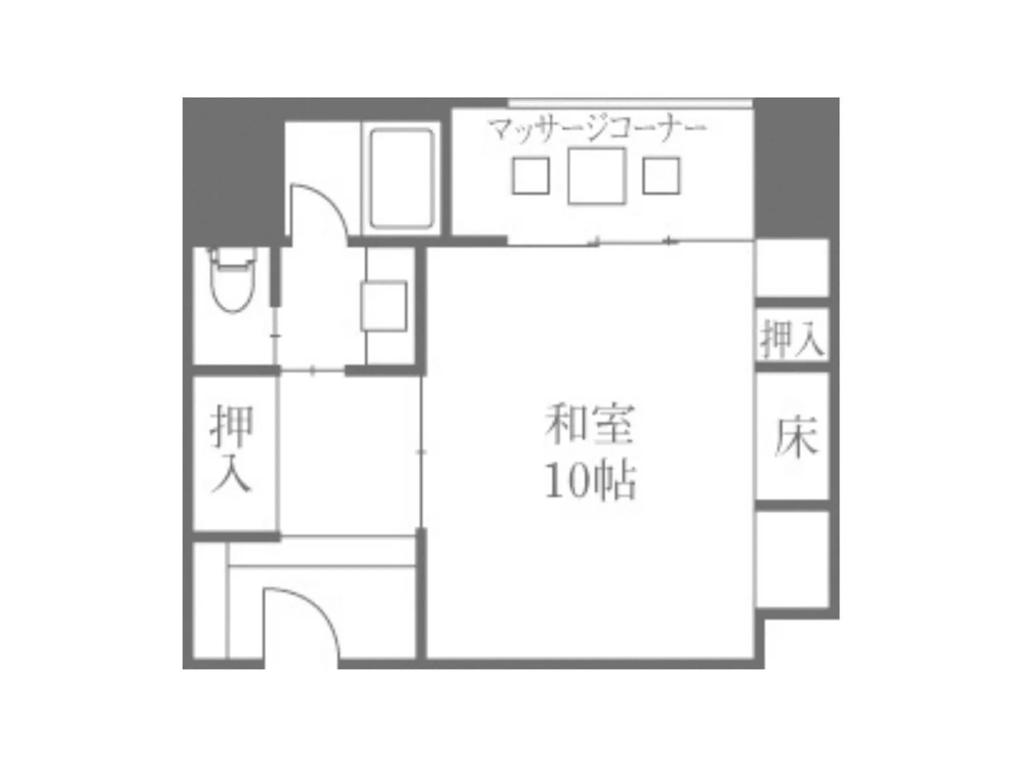 Floor plan in Arima Hot Spring Ryokan Hanamusubi