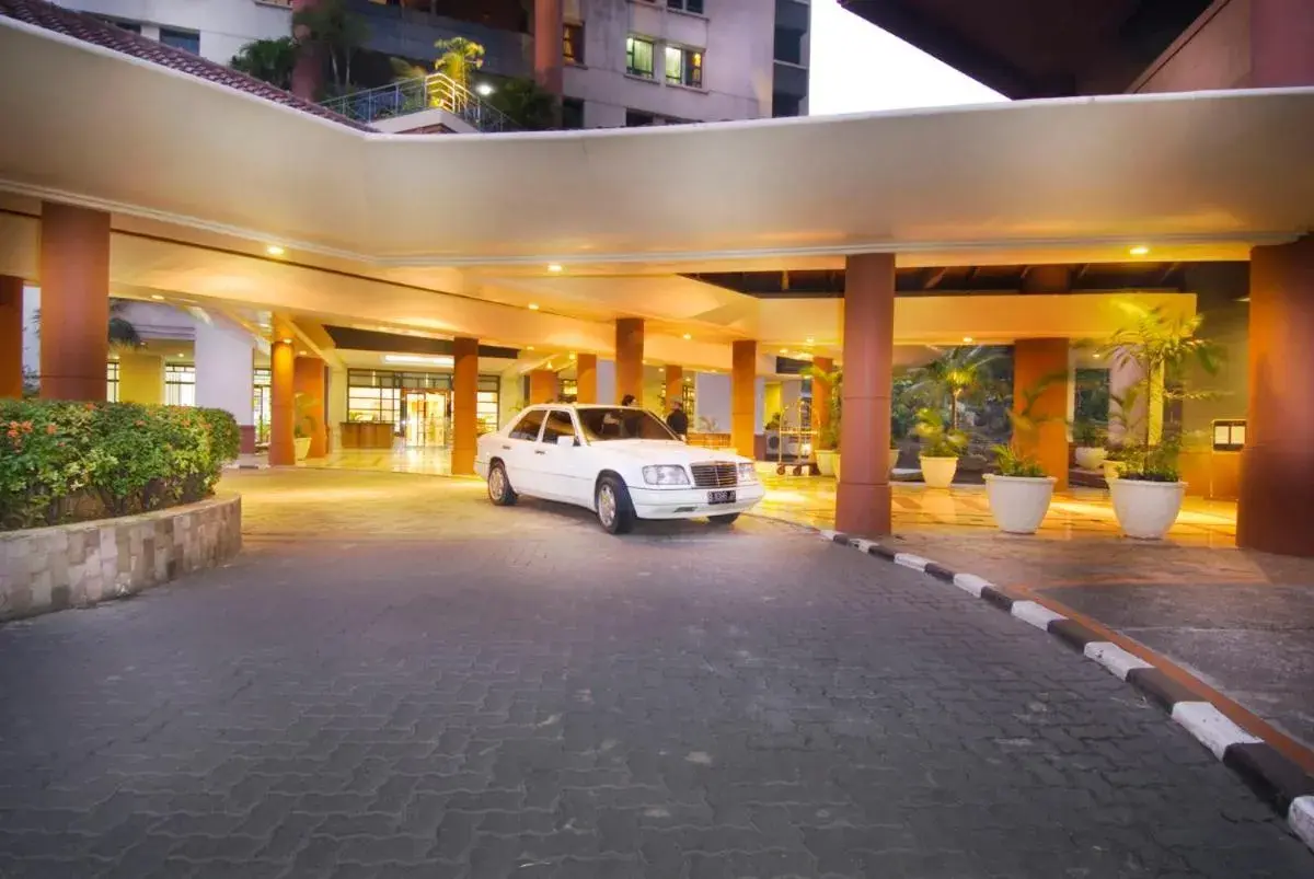 Facade/entrance in Grand Tropic Suites Hotel