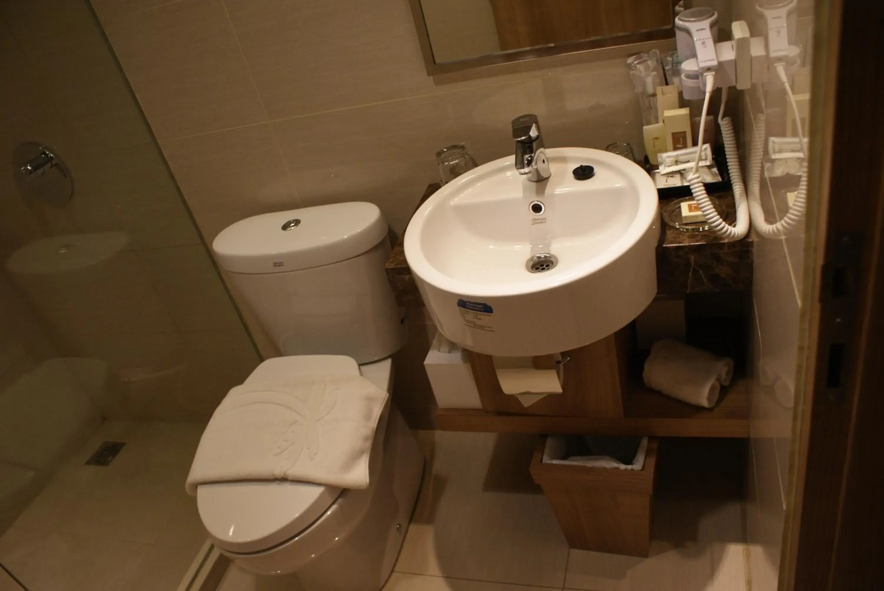 Bathroom in Grand Tropic Suites Hotel