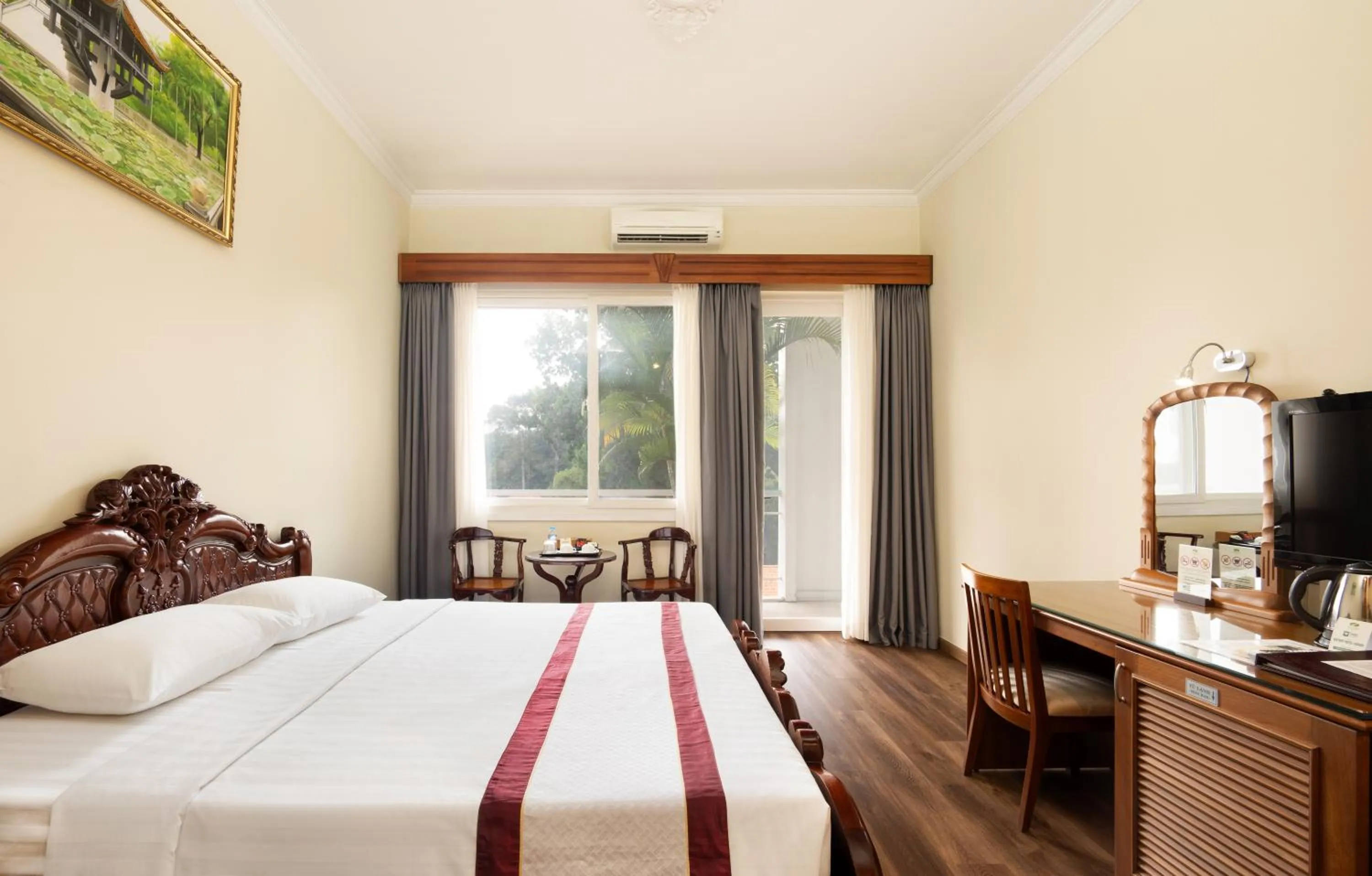 Bed in Victory Sai Gon Hotel