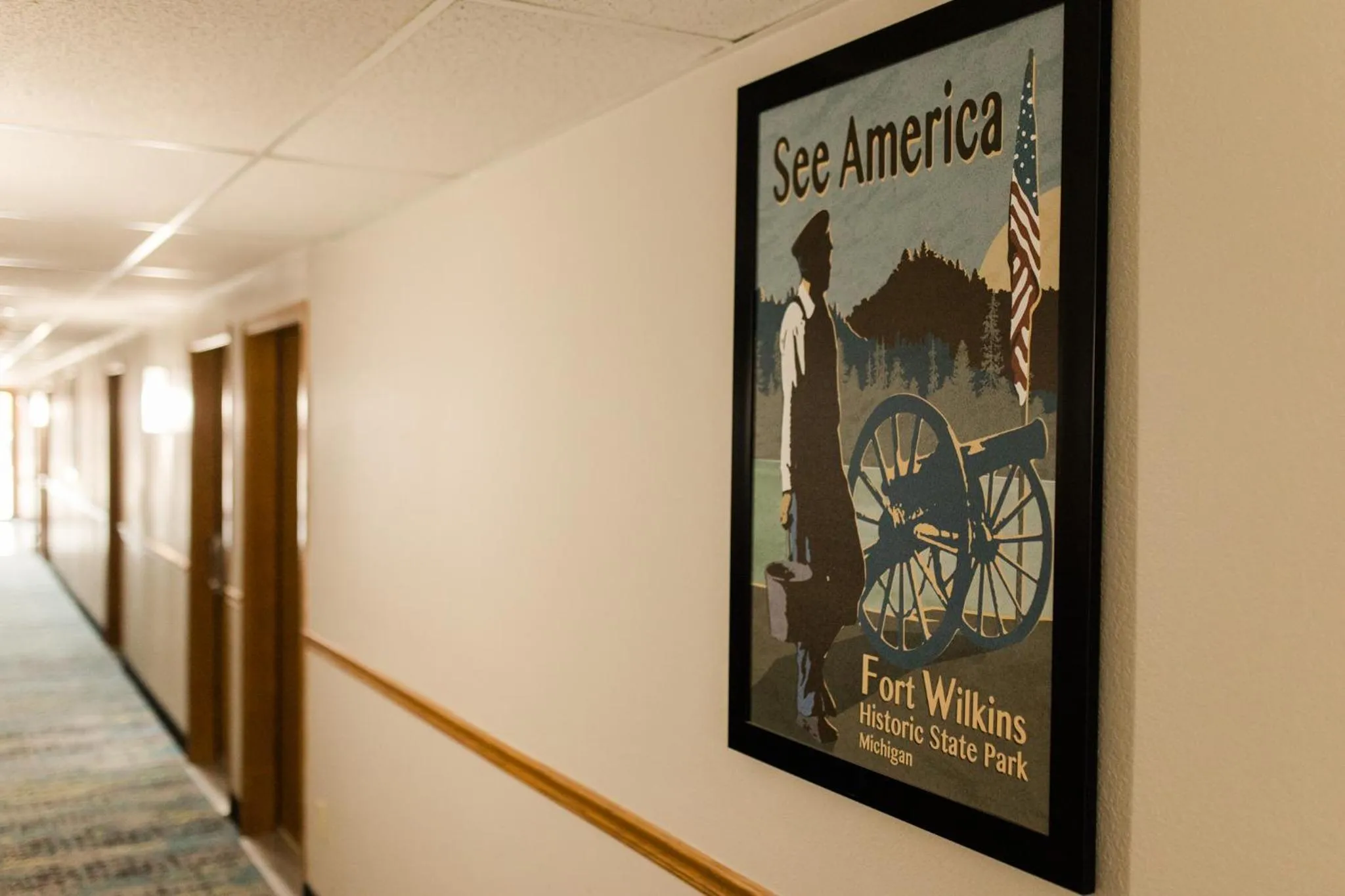 Decorative detail in Travelodge by Wyndham Escanaba