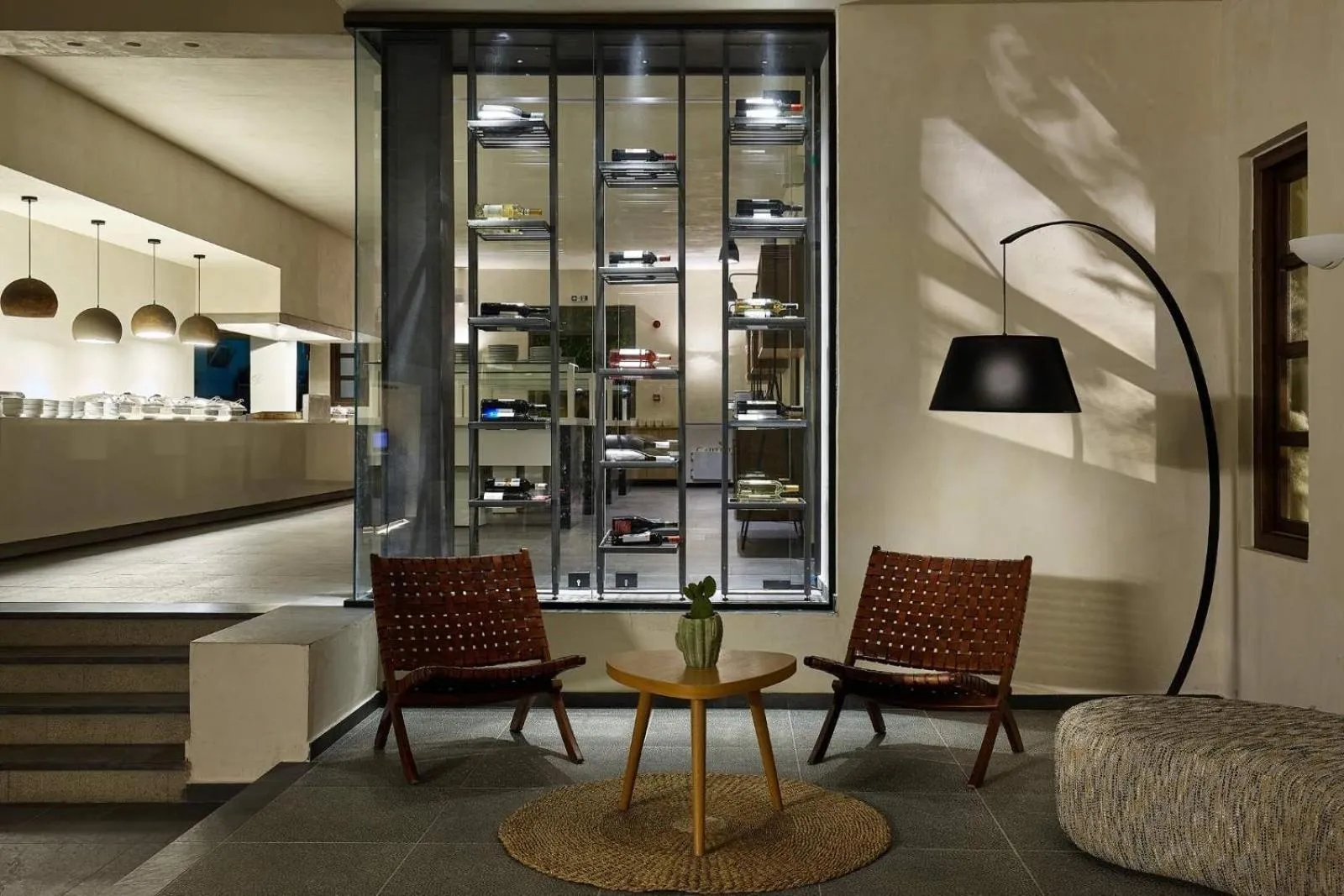 Seating area in Vasia Ormos Hotel (Adults Only)