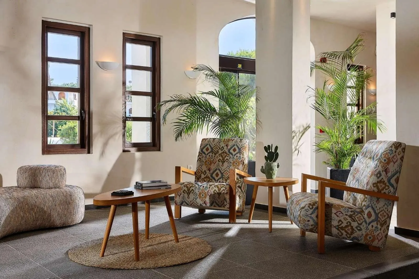 Seating area in Vasia Ormos Hotel (Adults Only)