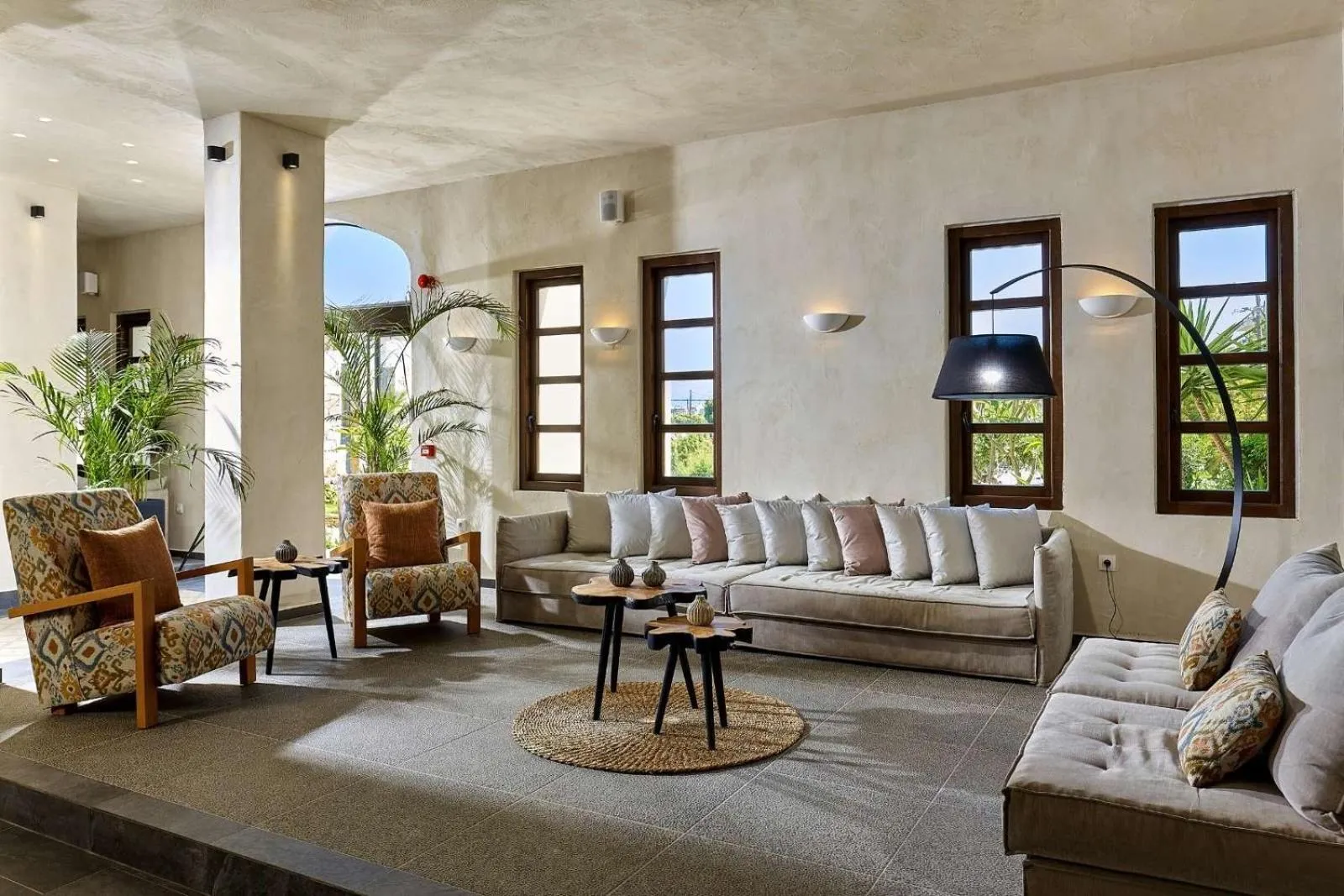 Living room in Vasia Ormos Hotel (Adults Only)