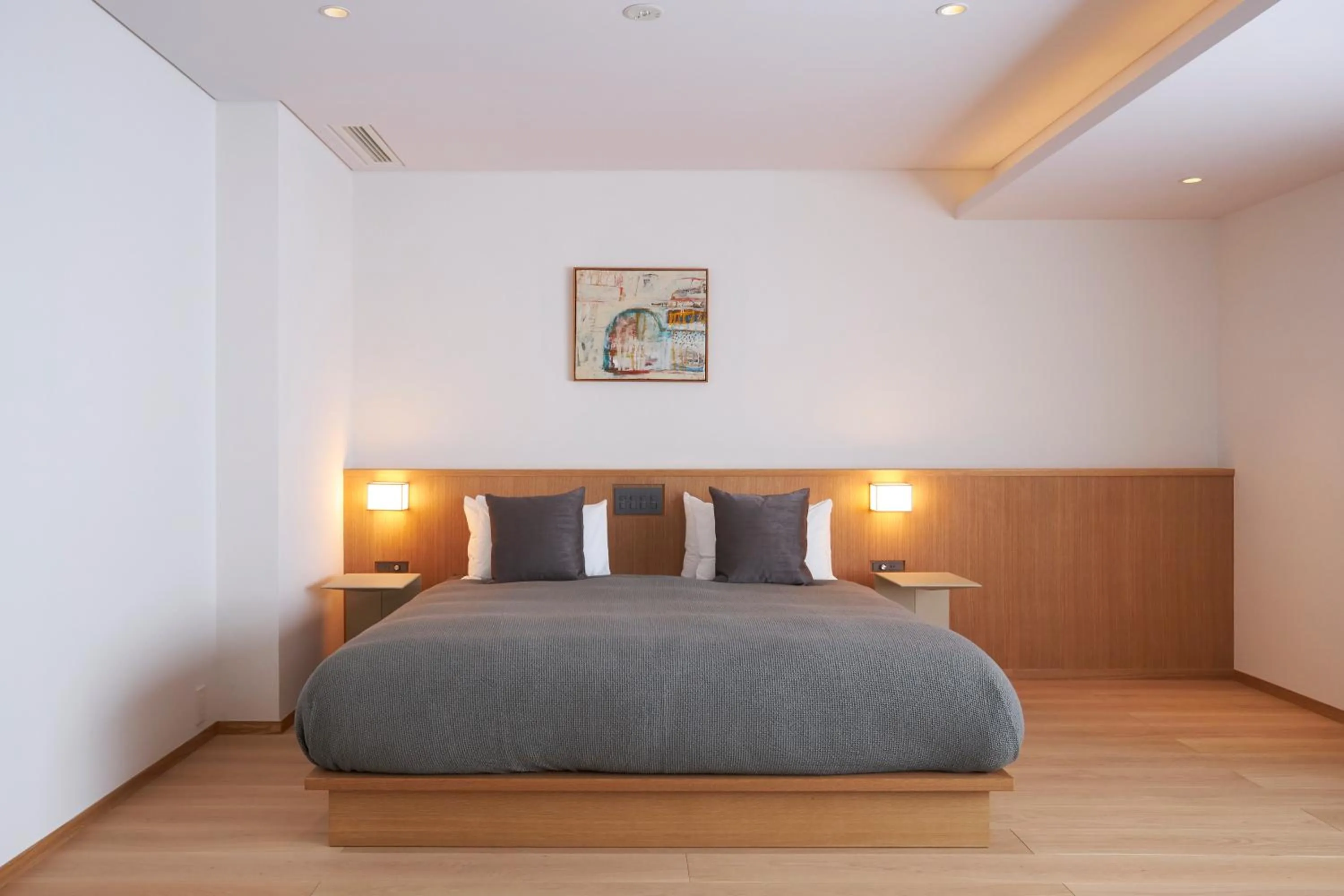 Bed in Arima Onsen Takayamaso Hanano