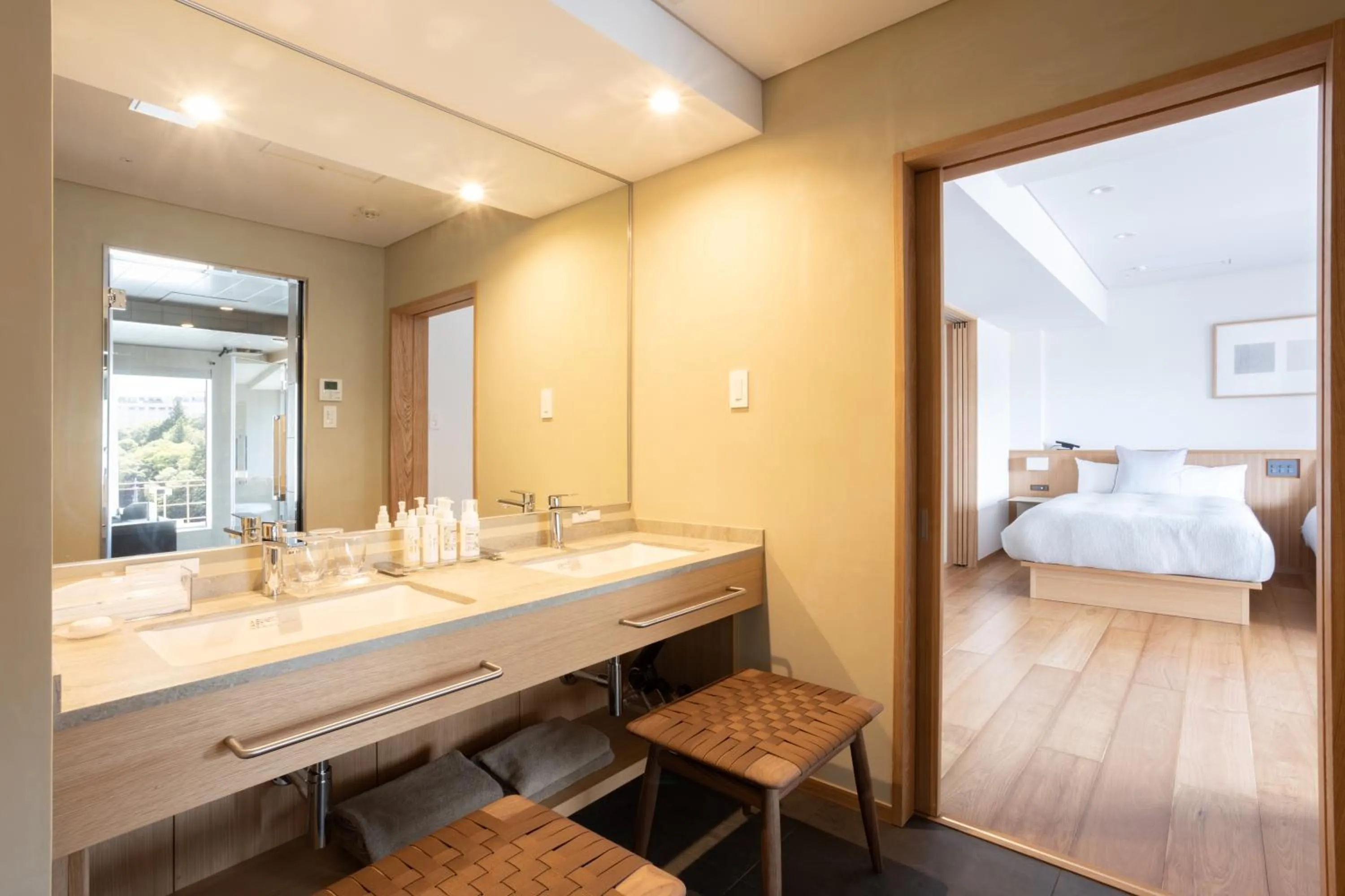 Bed in Arima Onsen Takayamaso Hanano