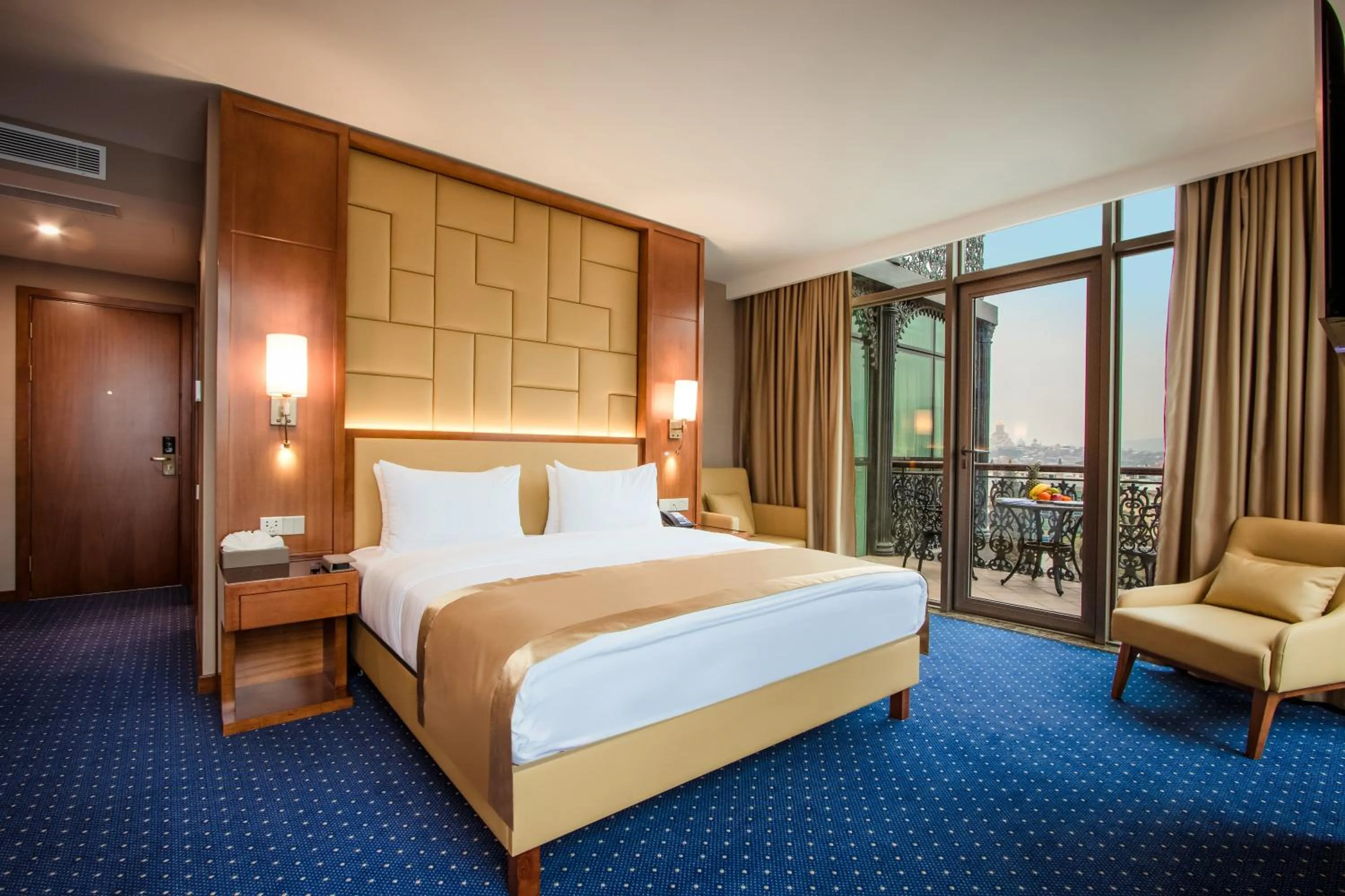 Bed in New Tiflis Hotel