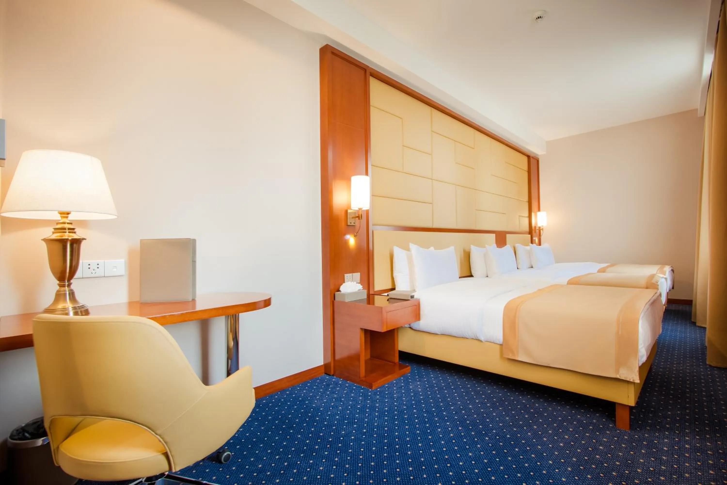 Bed in New Tiflis Hotel