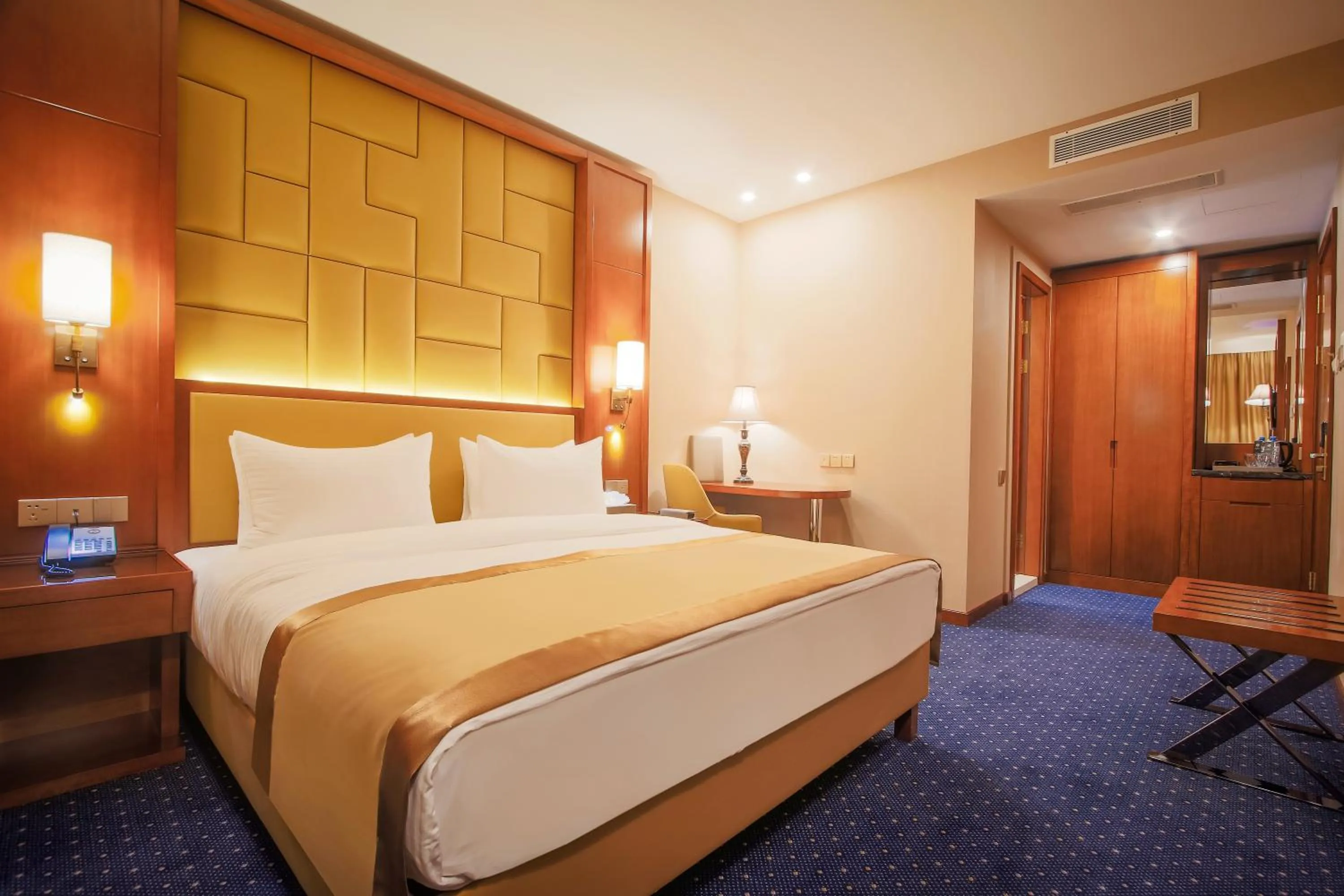 Bed in New Tiflis Hotel