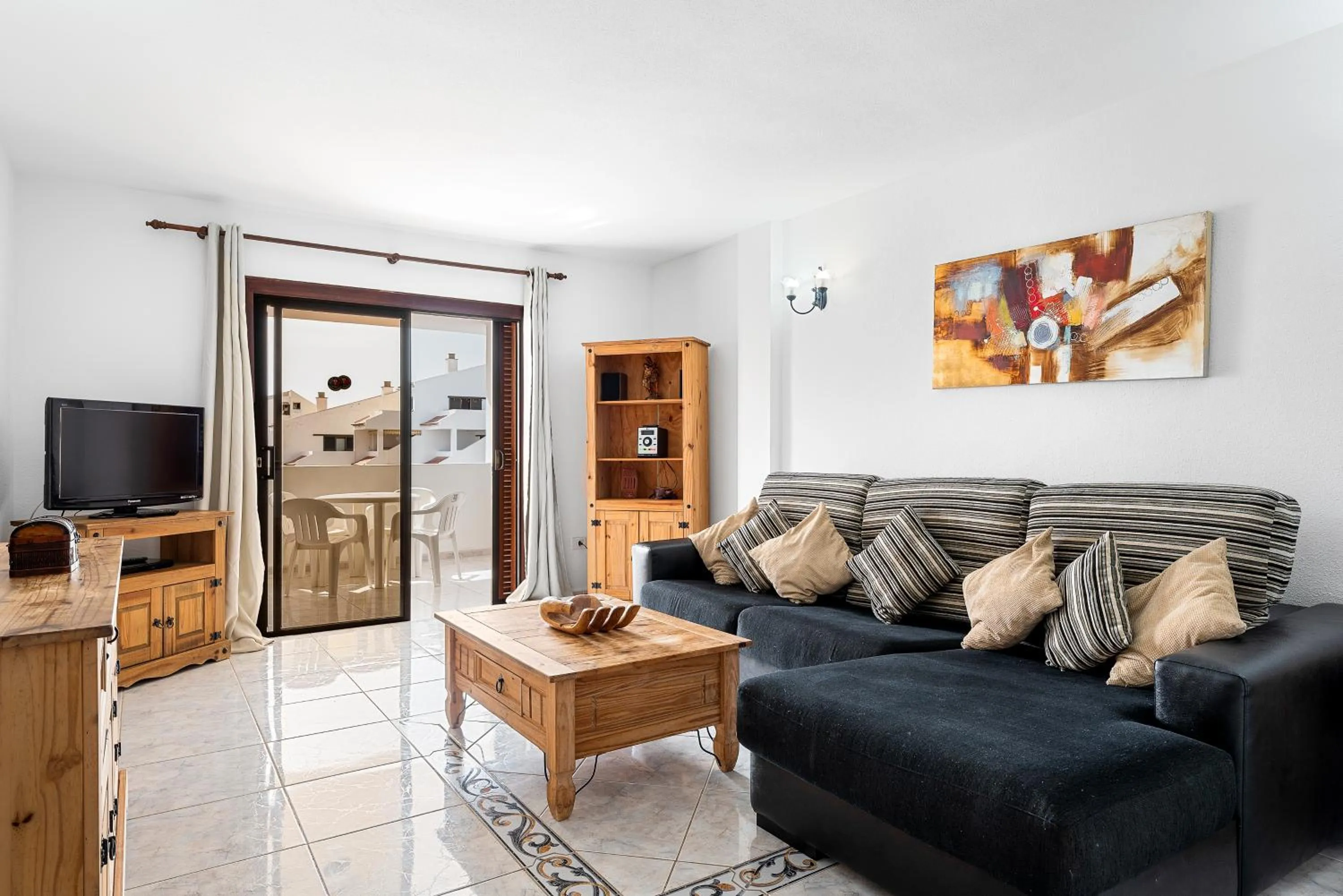 Living room in Paloma Beach Apartments