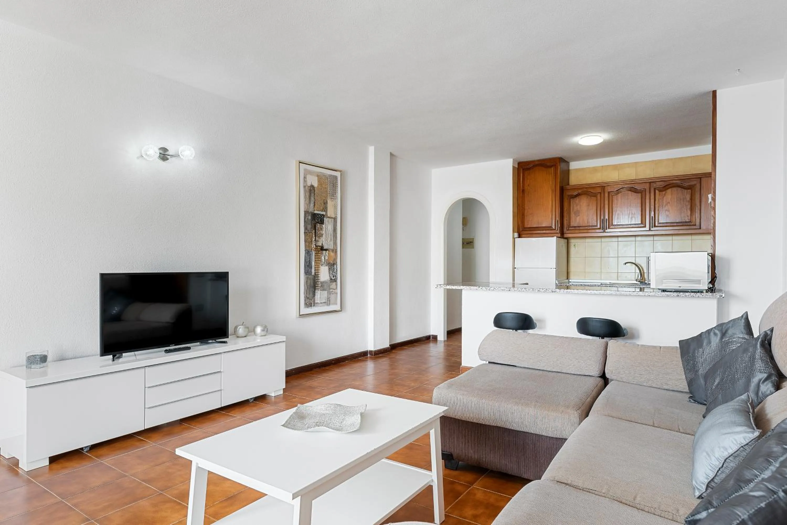 TV and multimedia in Paloma Beach Apartments