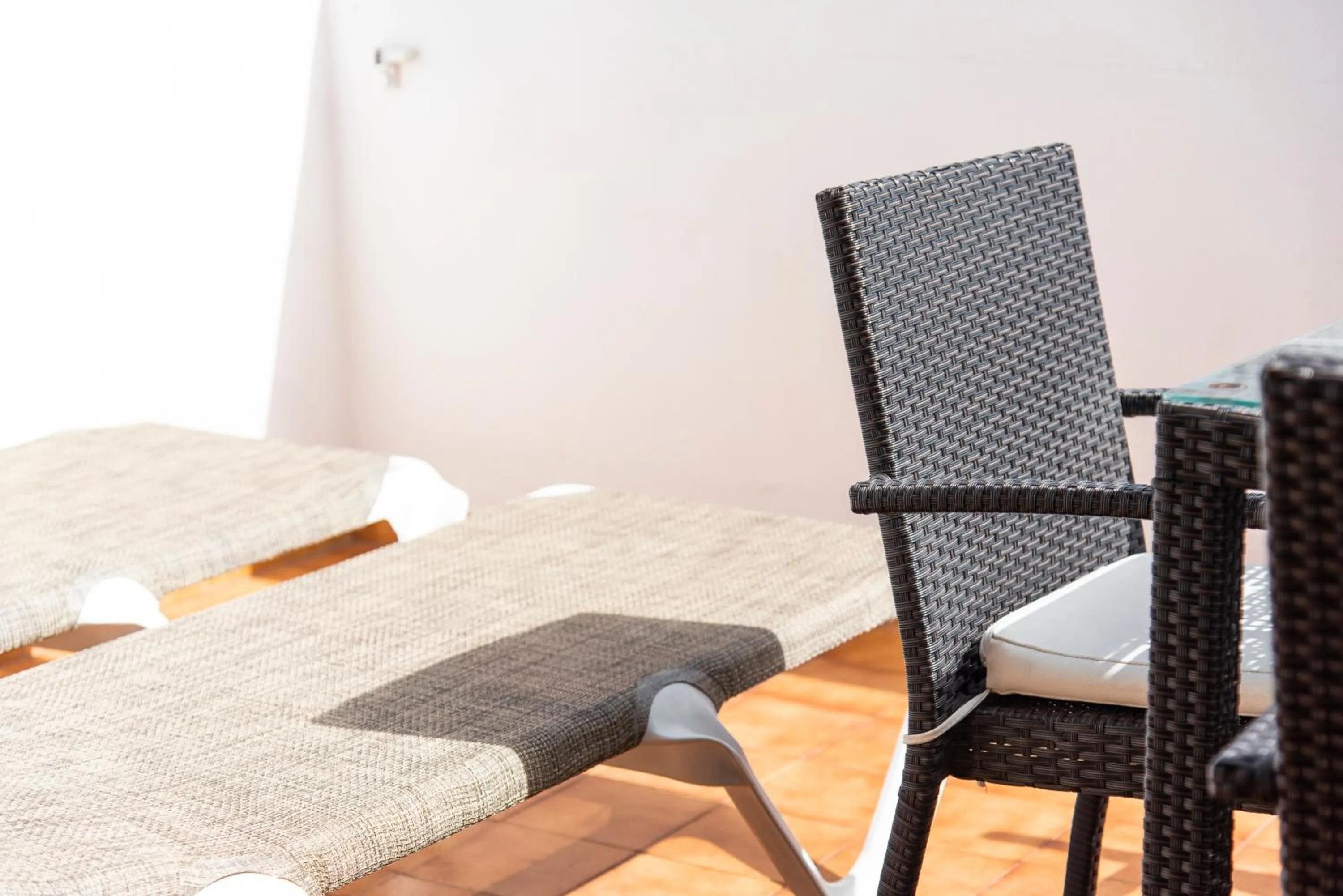 sunbed in Paloma Beach Apartments