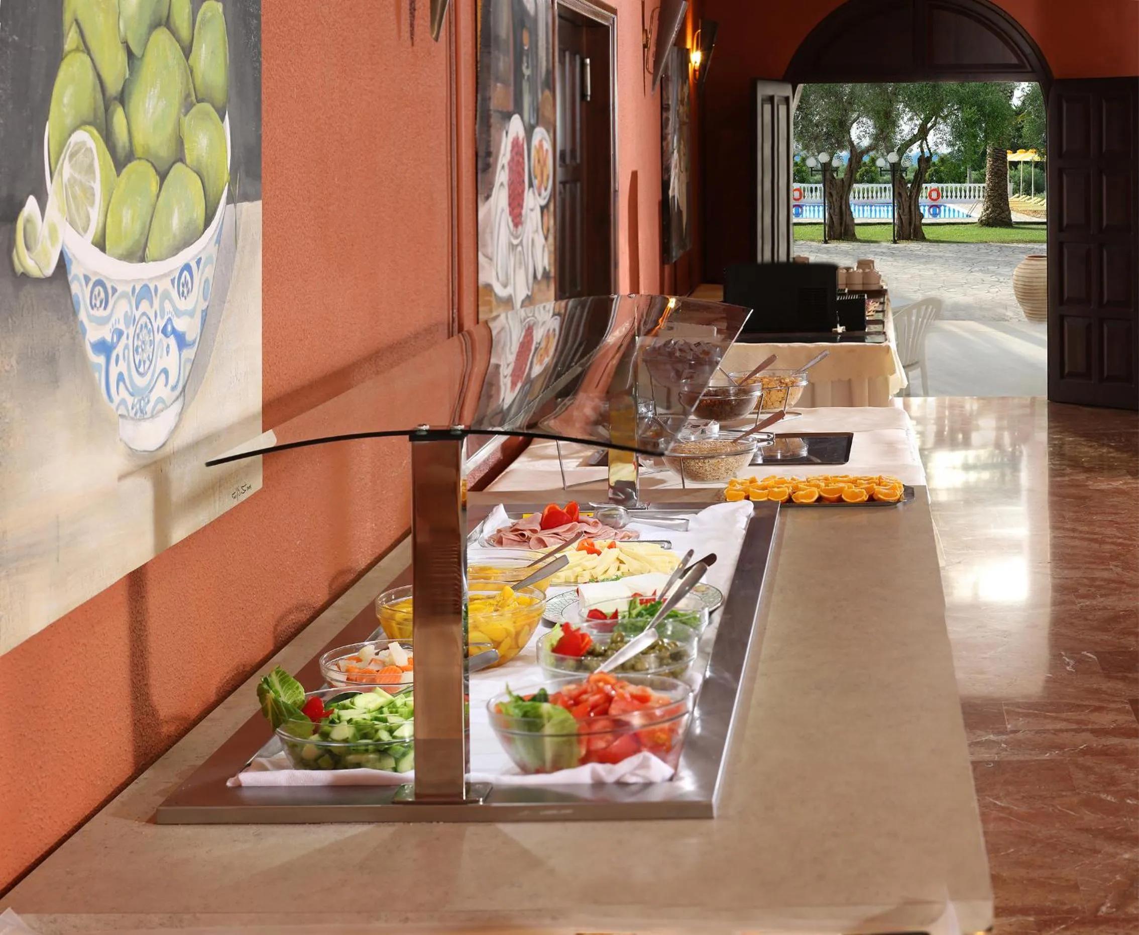 Food in Paradise Hotel Corfu