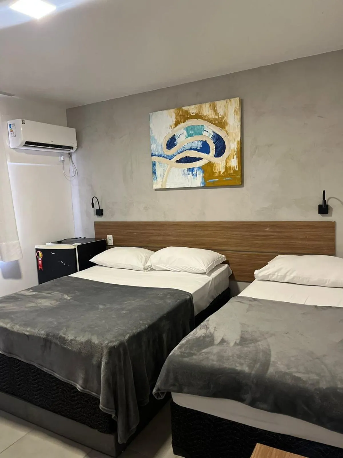 Bed in Itacuruçá Inn