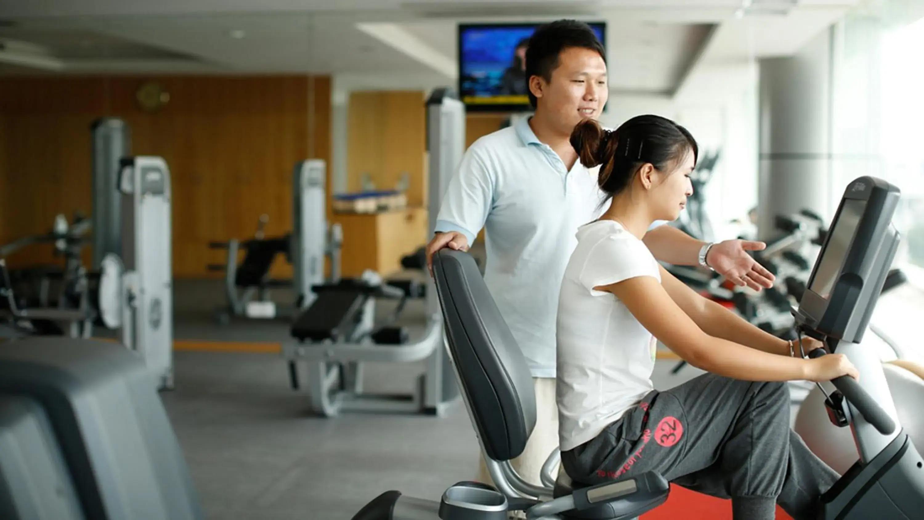 Fitness centre/facilities in Crowne Plaza Zhongshan Wing On City by IHG Fitness centre/facilities in Crowne Plaza Zhongshan Wing On City by IHG