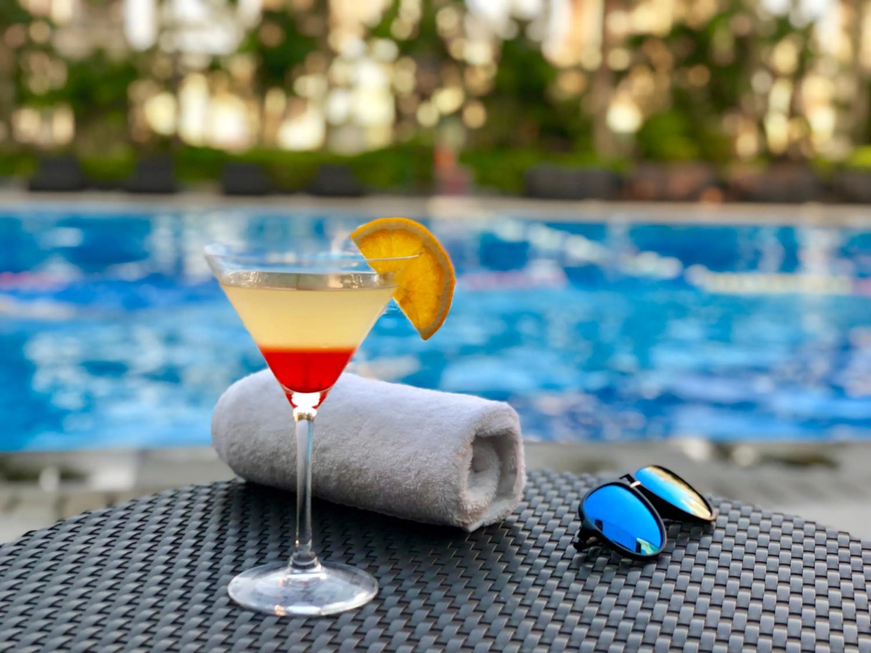 Swimming pool in Crowne Plaza Zhongshan Wing On City by IHG