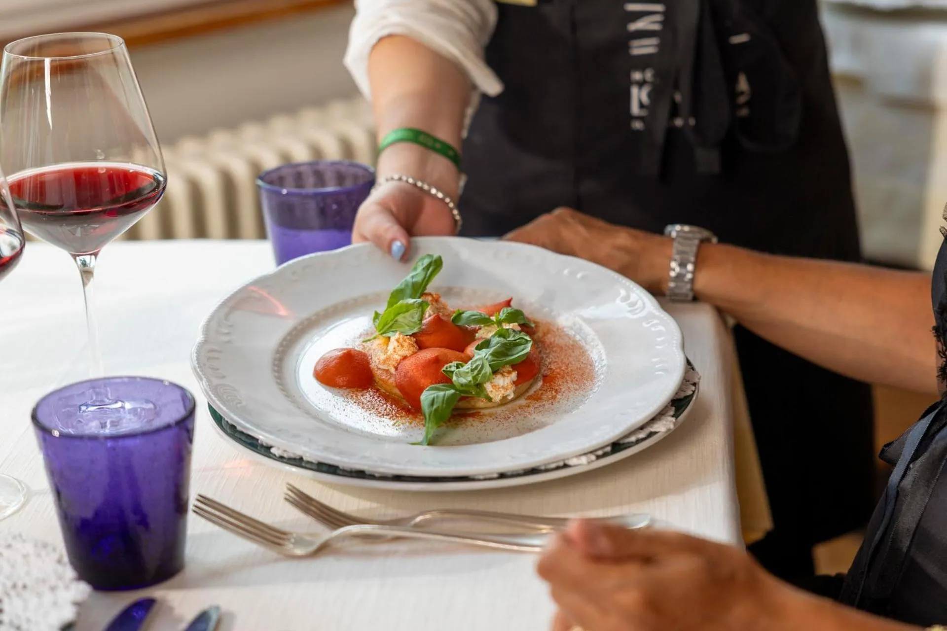 Dinner in Hotel Londra Slow Living Molveno