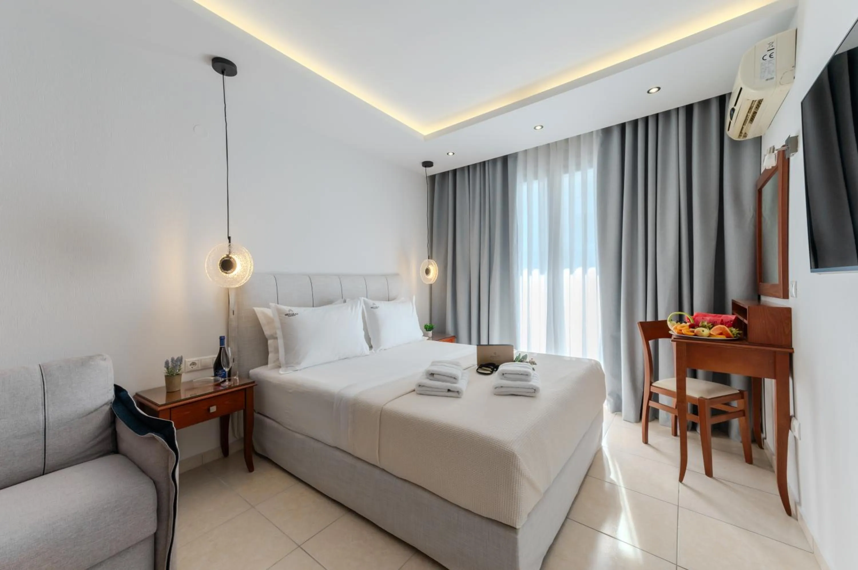 Bed in Metsikas Residence