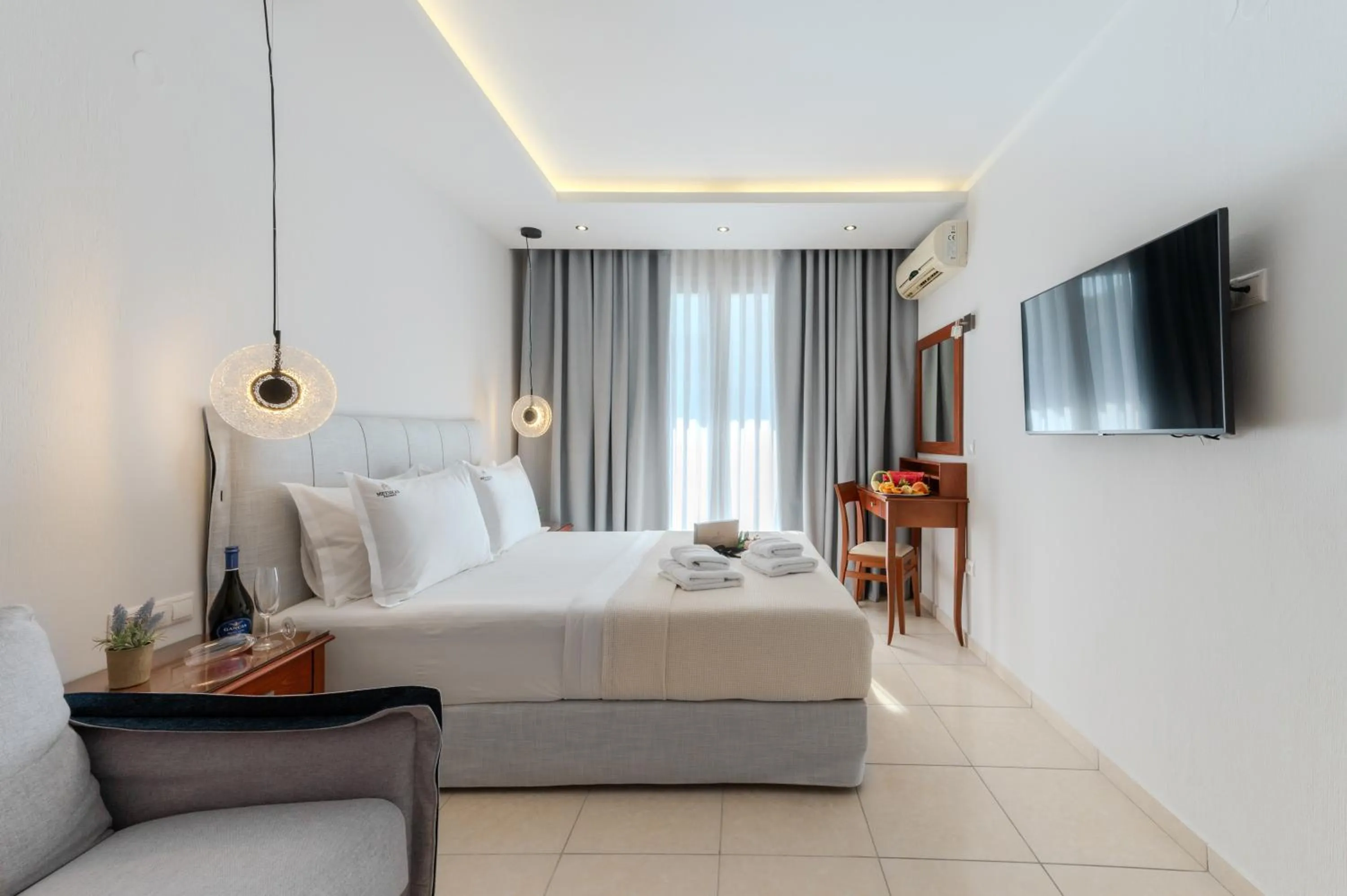 Bed in Metsikas Residence