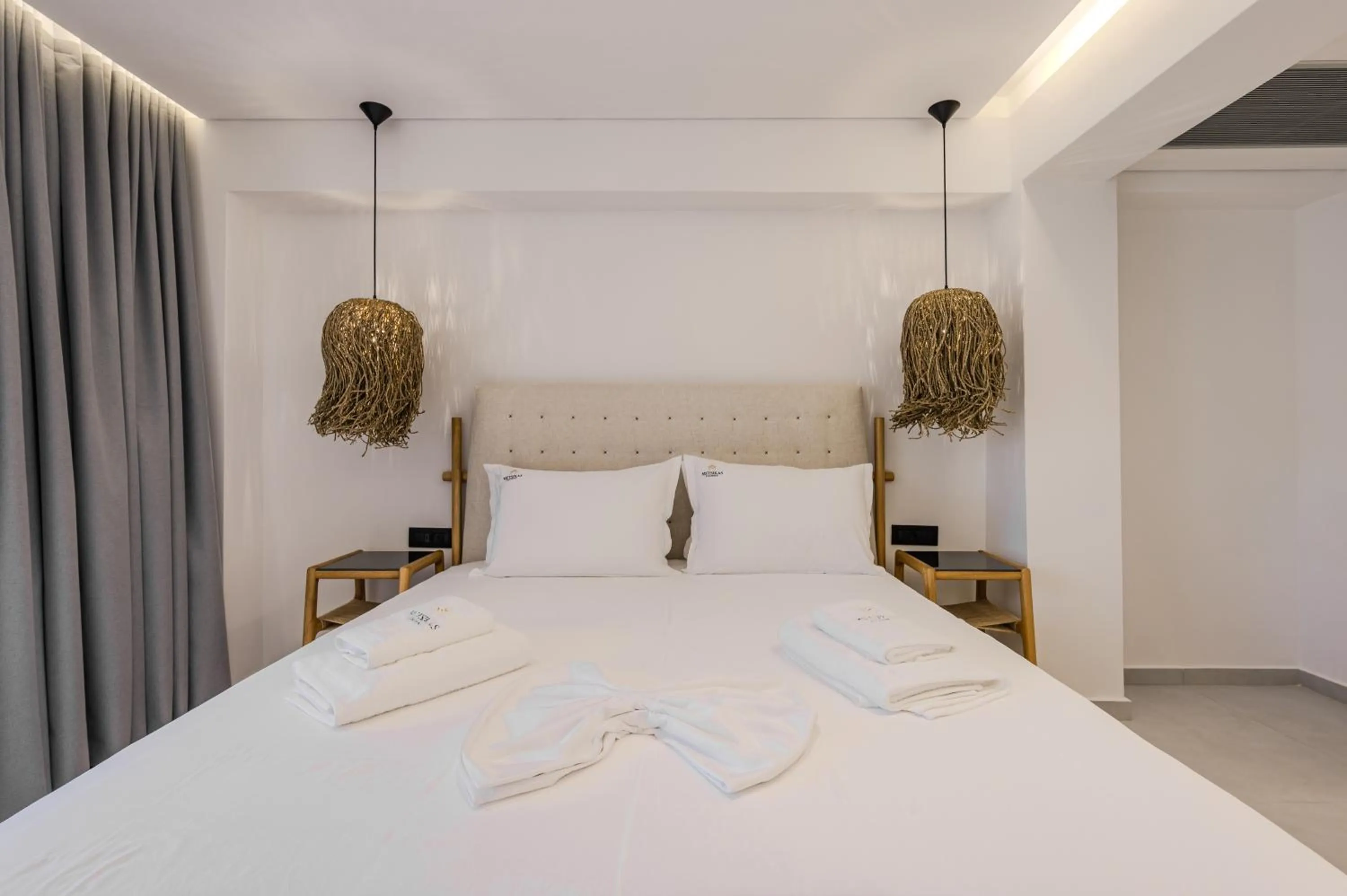 Bed in Metsikas Residence