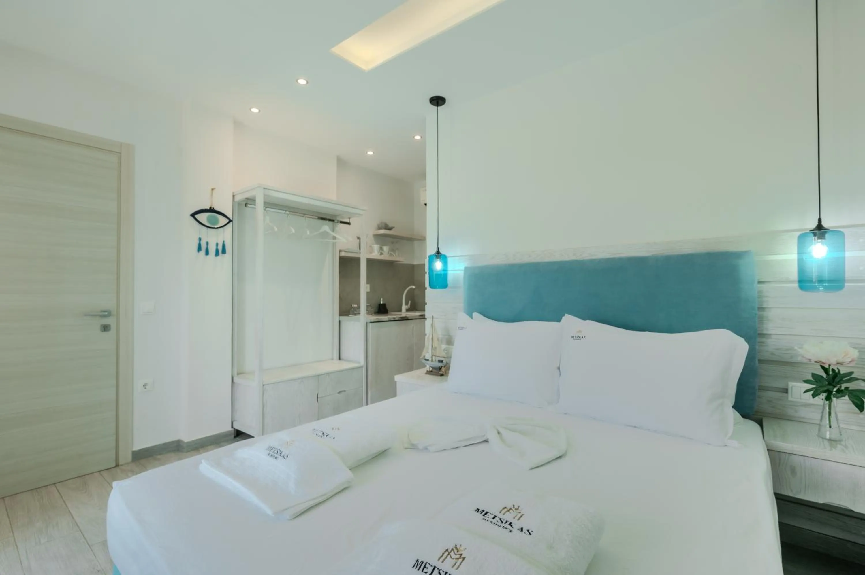 Bed in Metsikas Residence