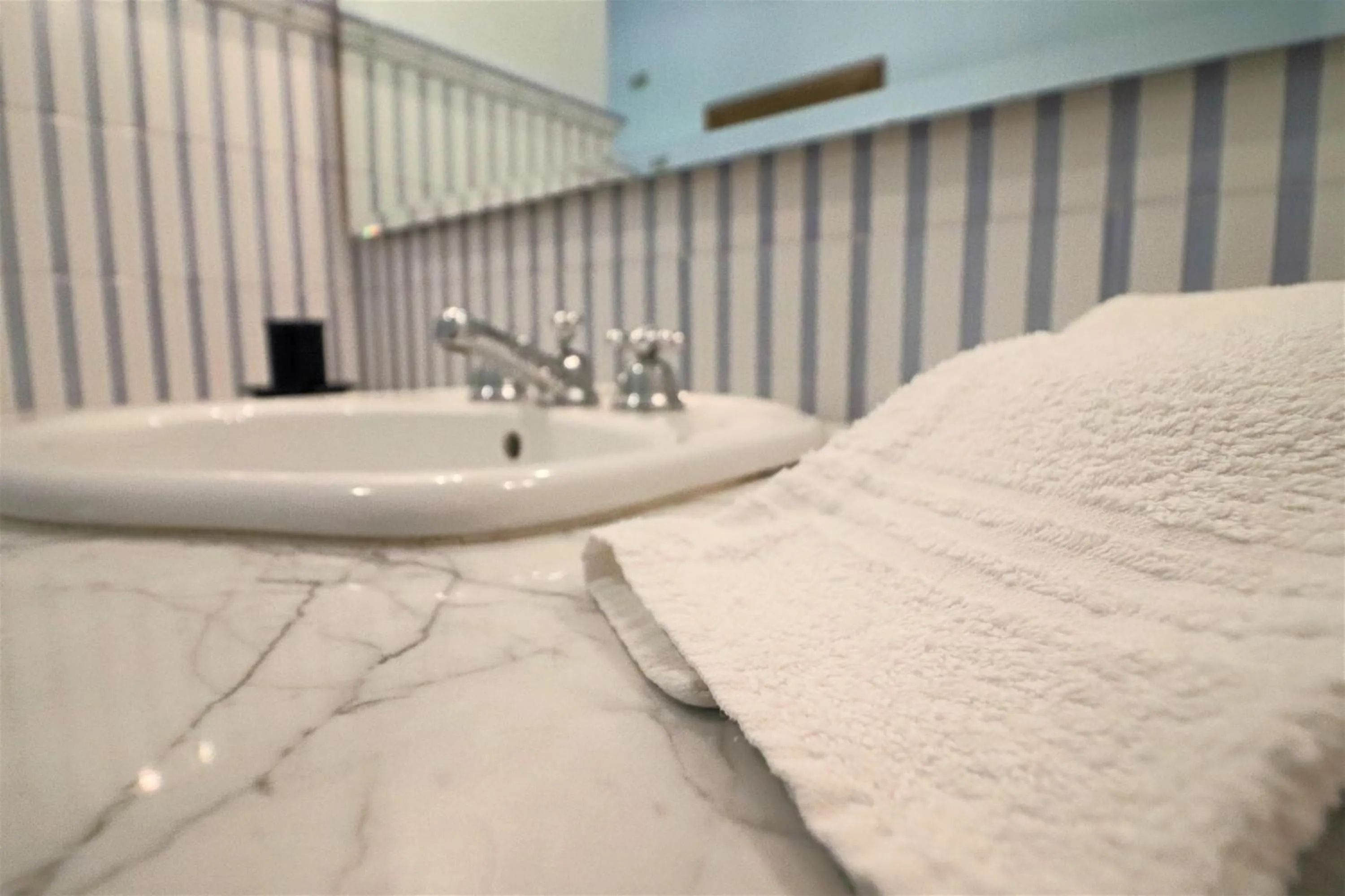 Bathroom, Bed in Relais Delle Rose