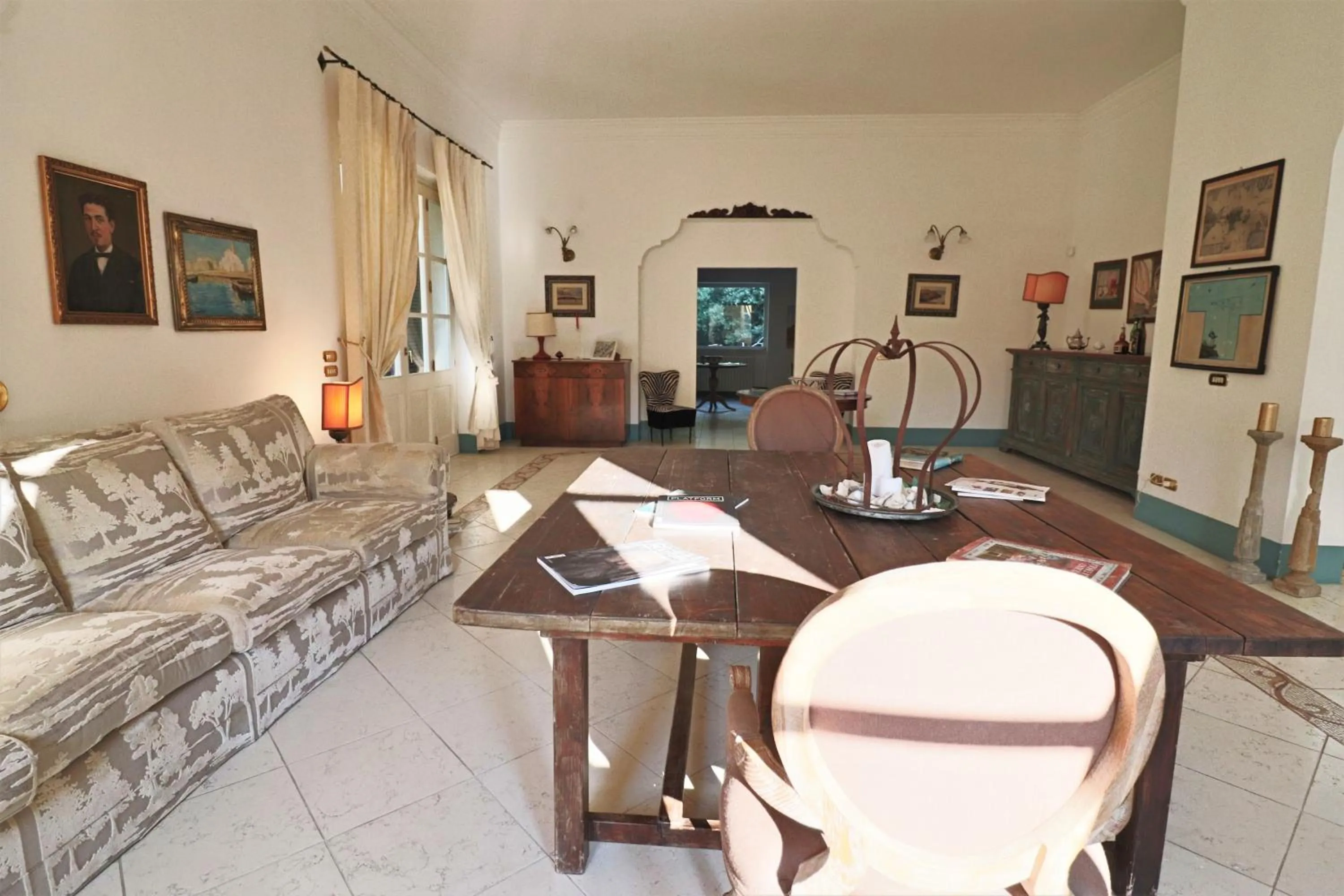 Living room in Relais Delle Rose