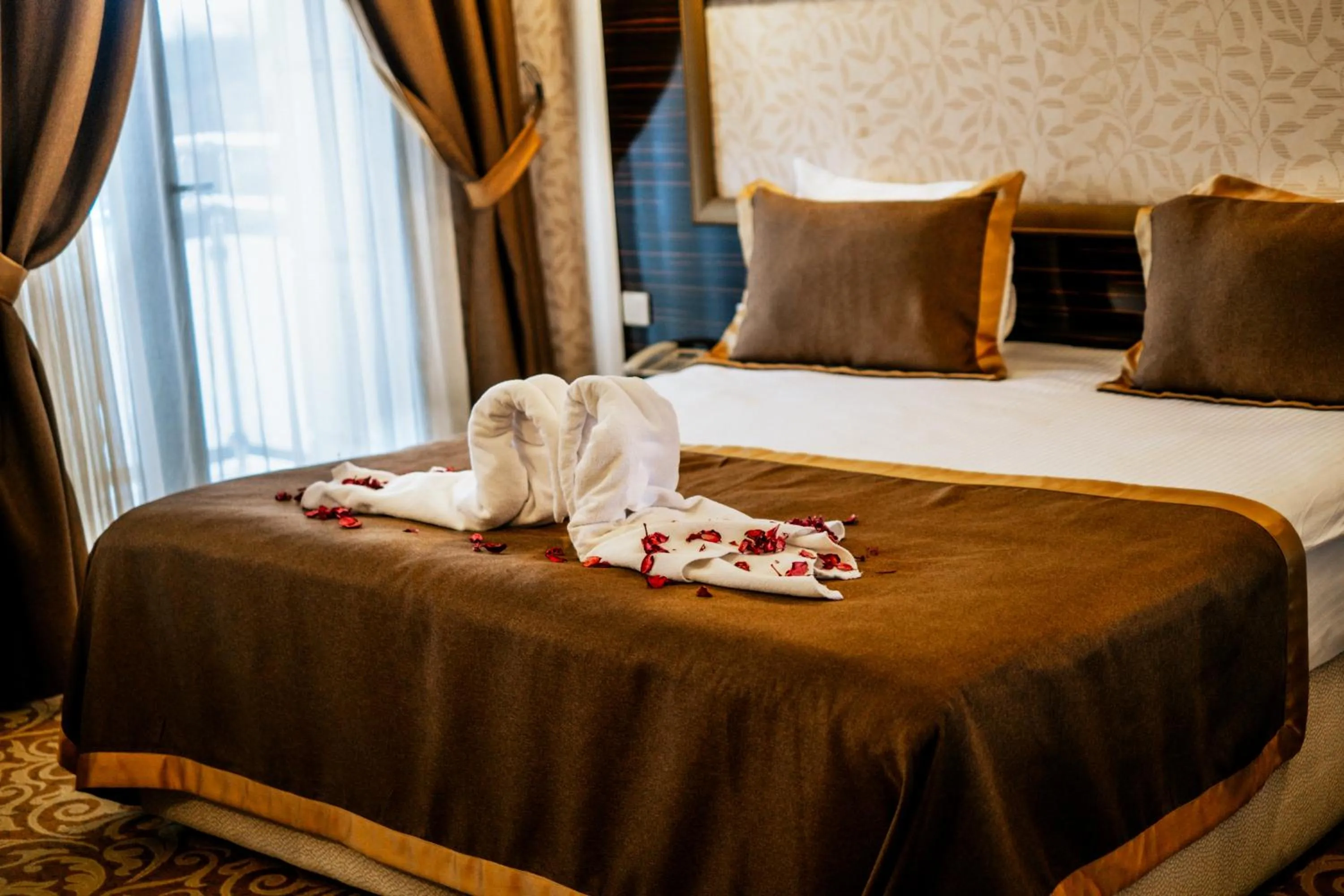 Bed in Elegance Resort Hotel & SPA Wellness-Aqua
