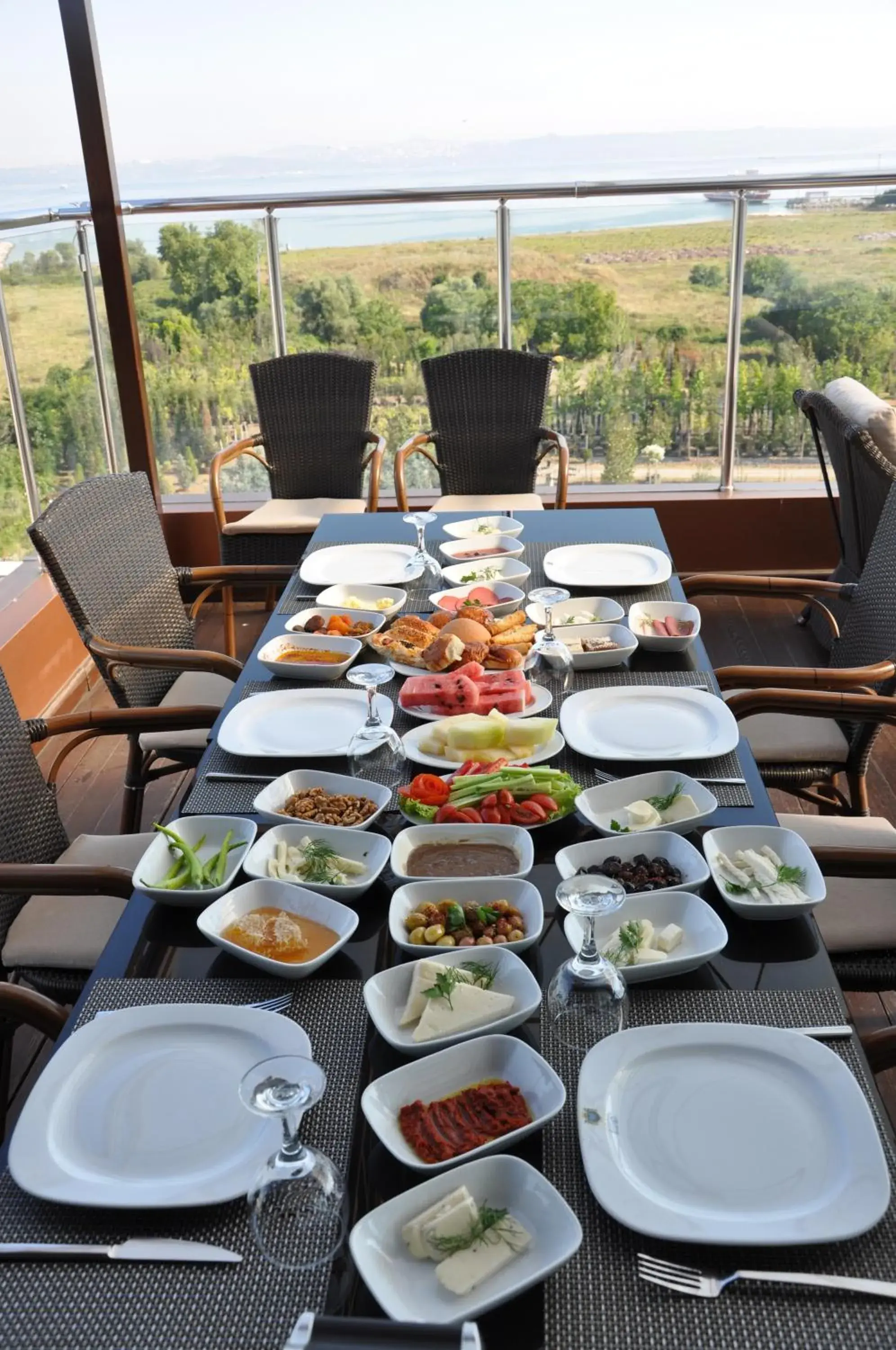 Continental breakfast in Elegance Resort Hotel & SPA Wellness-Aqua Continental breakfast in Elegance Resort Hotel & SPA Wellness-Aqua