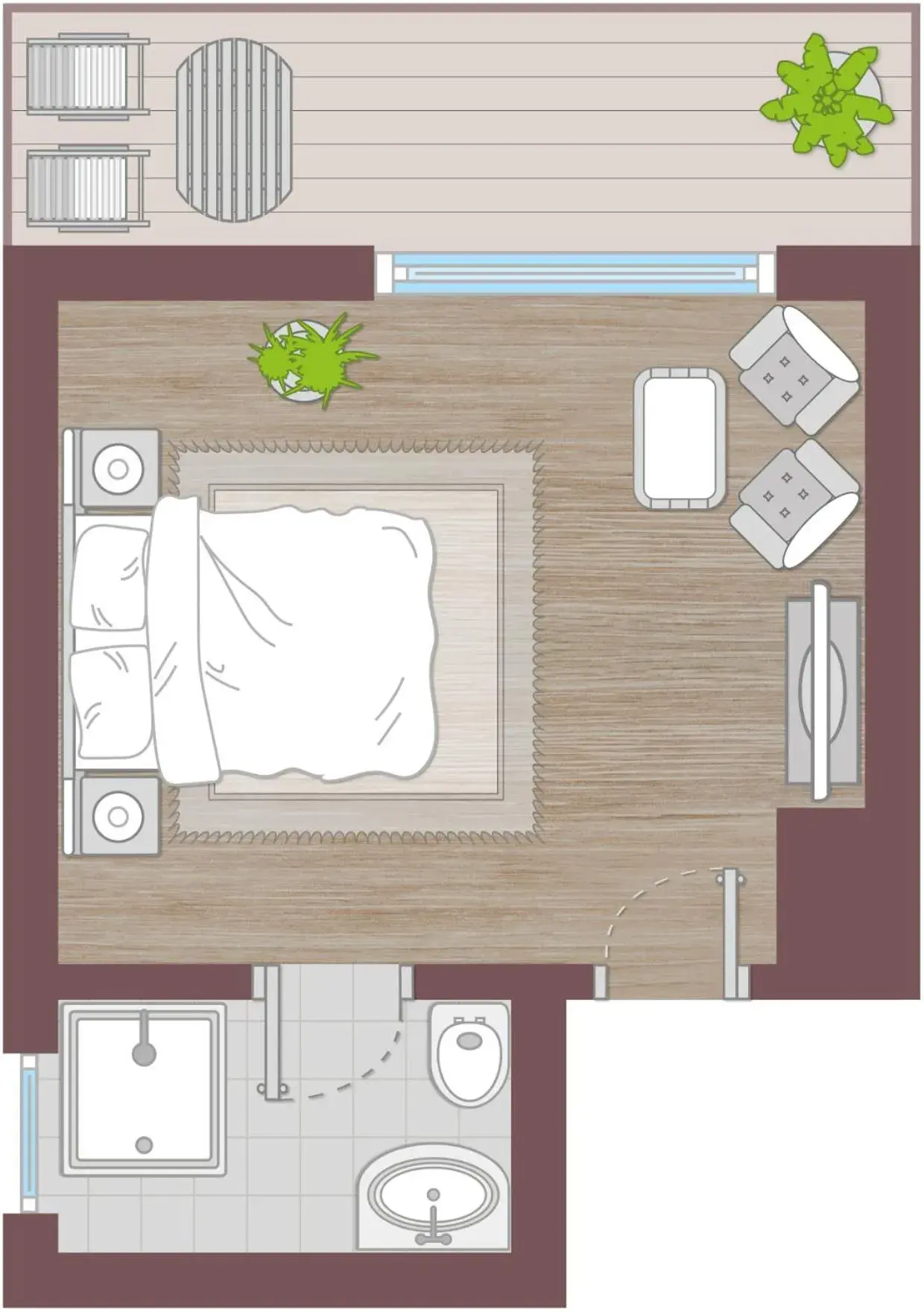 Budget Double Room in Hotel Finkenhof - Feel at home Budget Double Room in Hotel Finkenhof - Feel at home