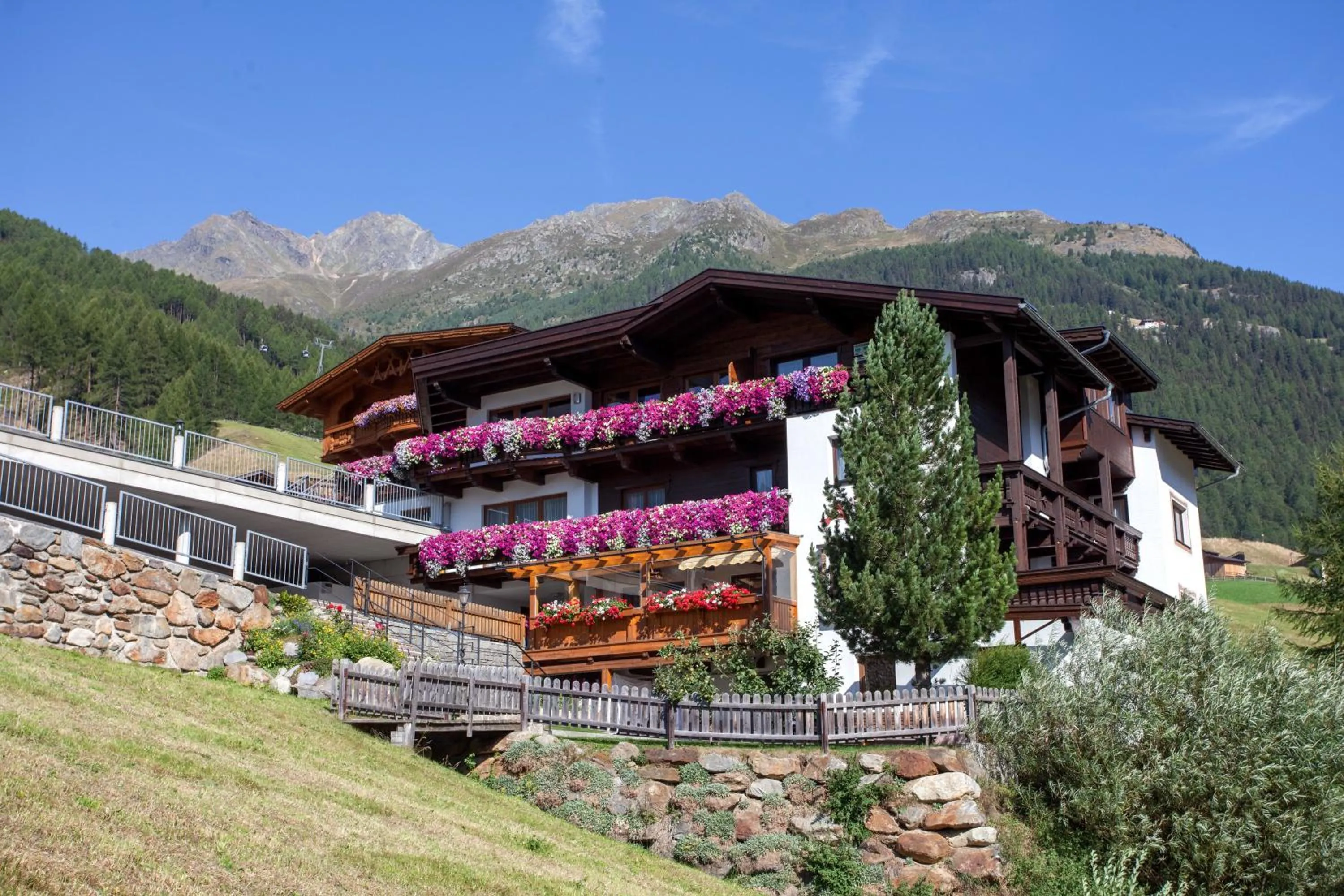 Mountain view in Apart Hotel Arno