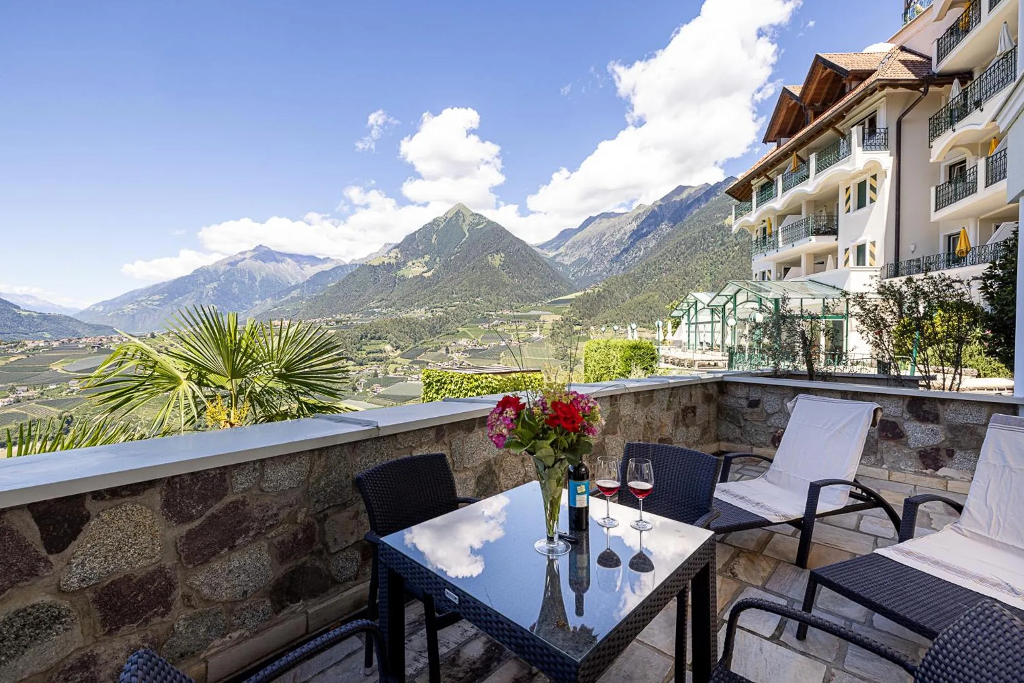 View (from property/room) in Hotel Finkennest - Panoramic Garden Resort