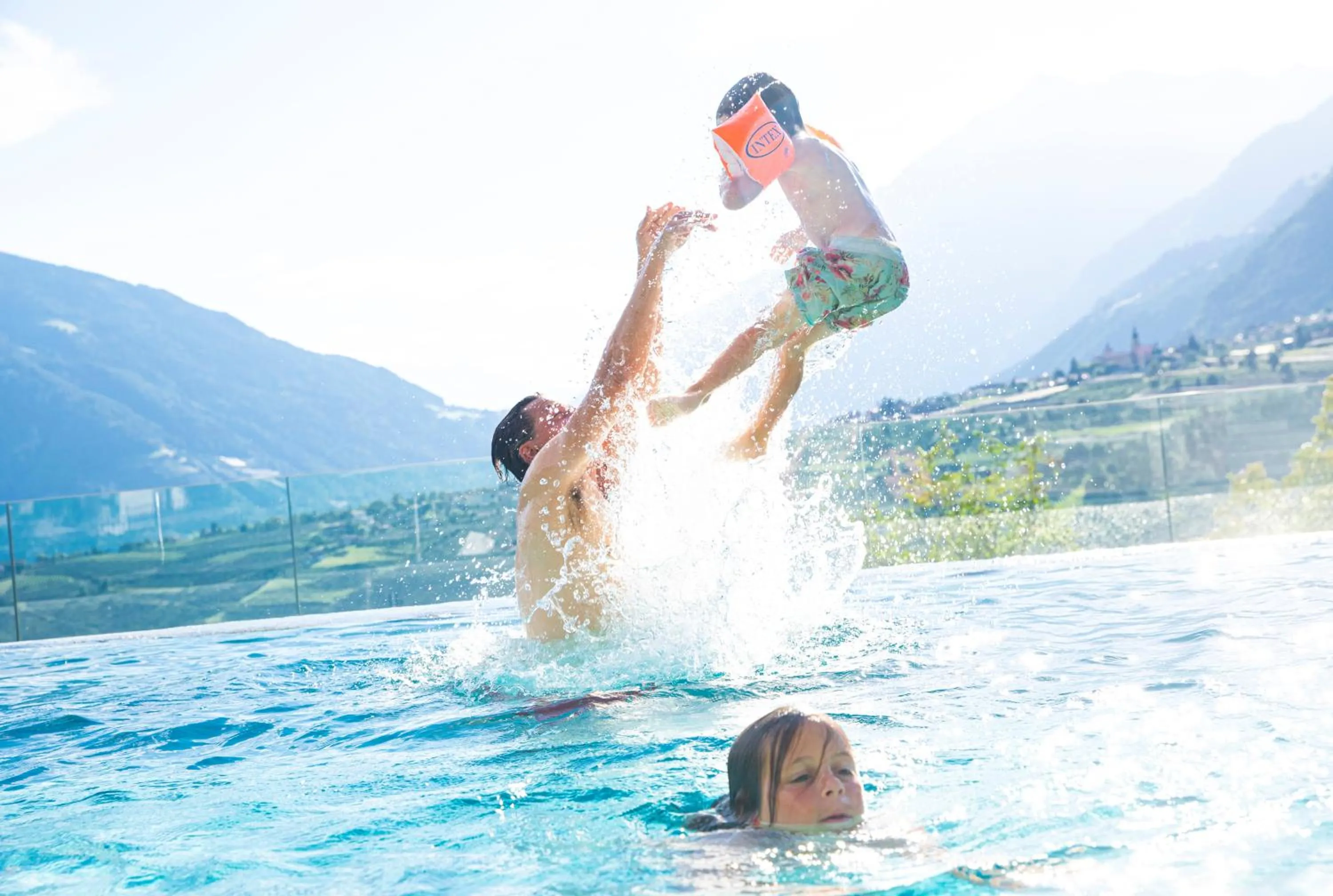 Swimming pool in Hotel Finkennest - Panoramic Garden Resort