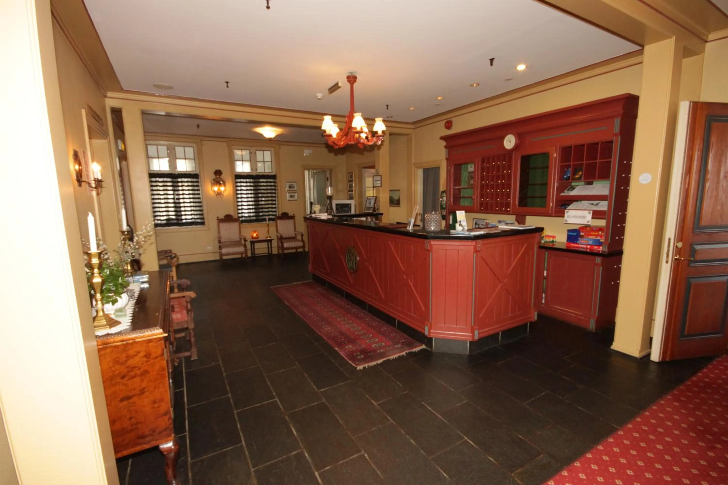 Lobby or reception in Sauda Fjordhotell