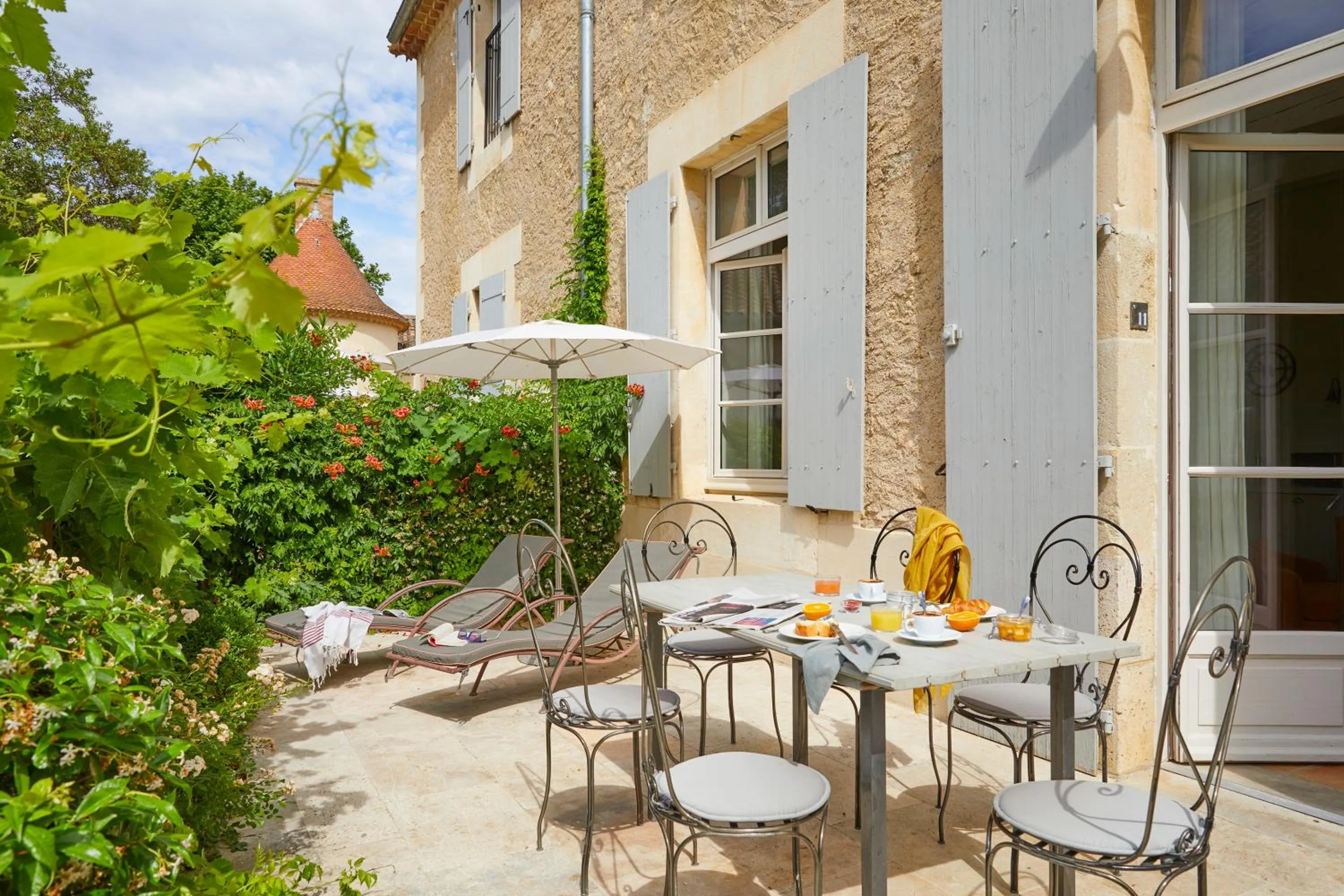 Balcony/Terrace in Château Les Carrasses