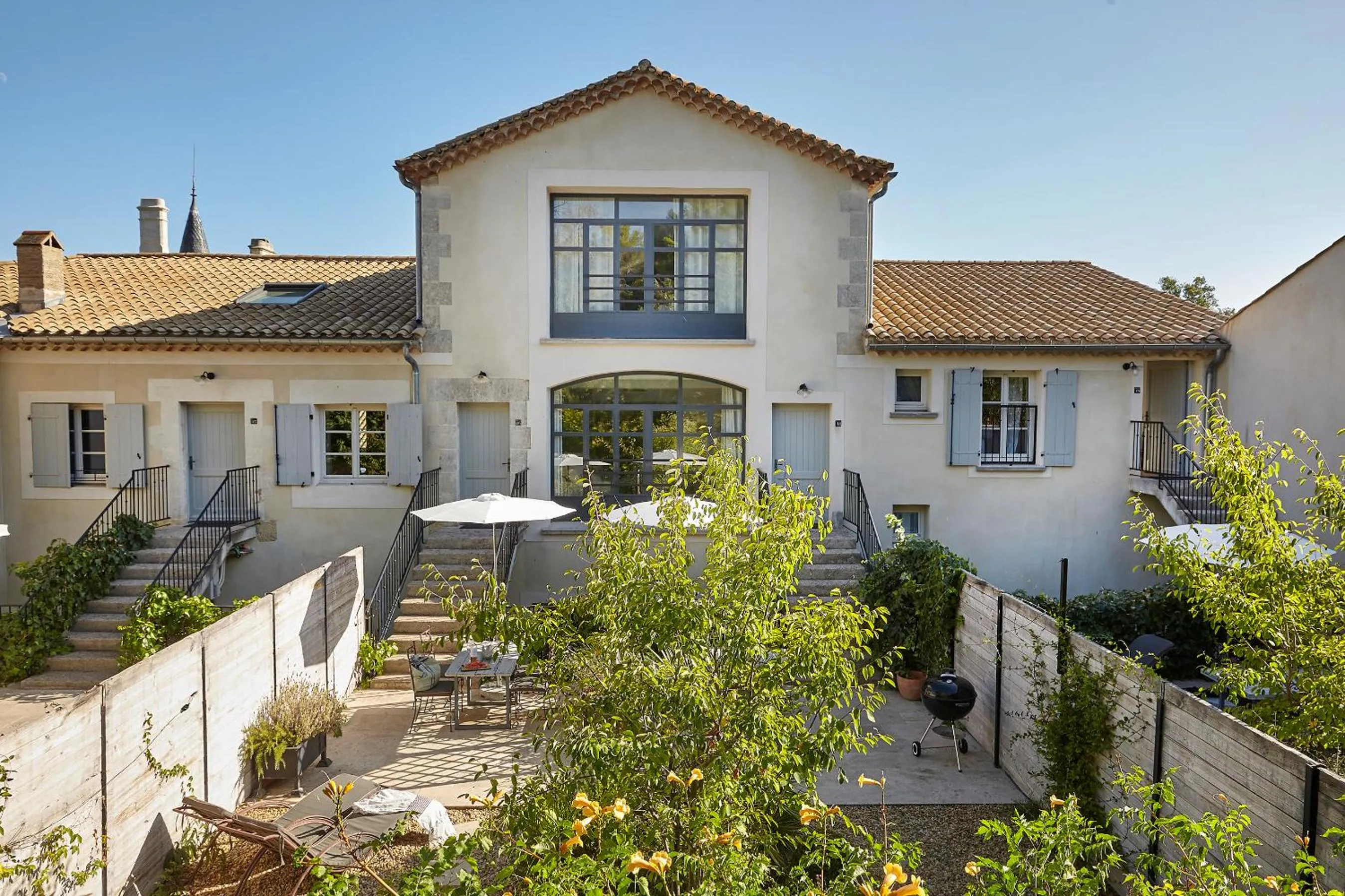 Garden in Château Les Carrasses