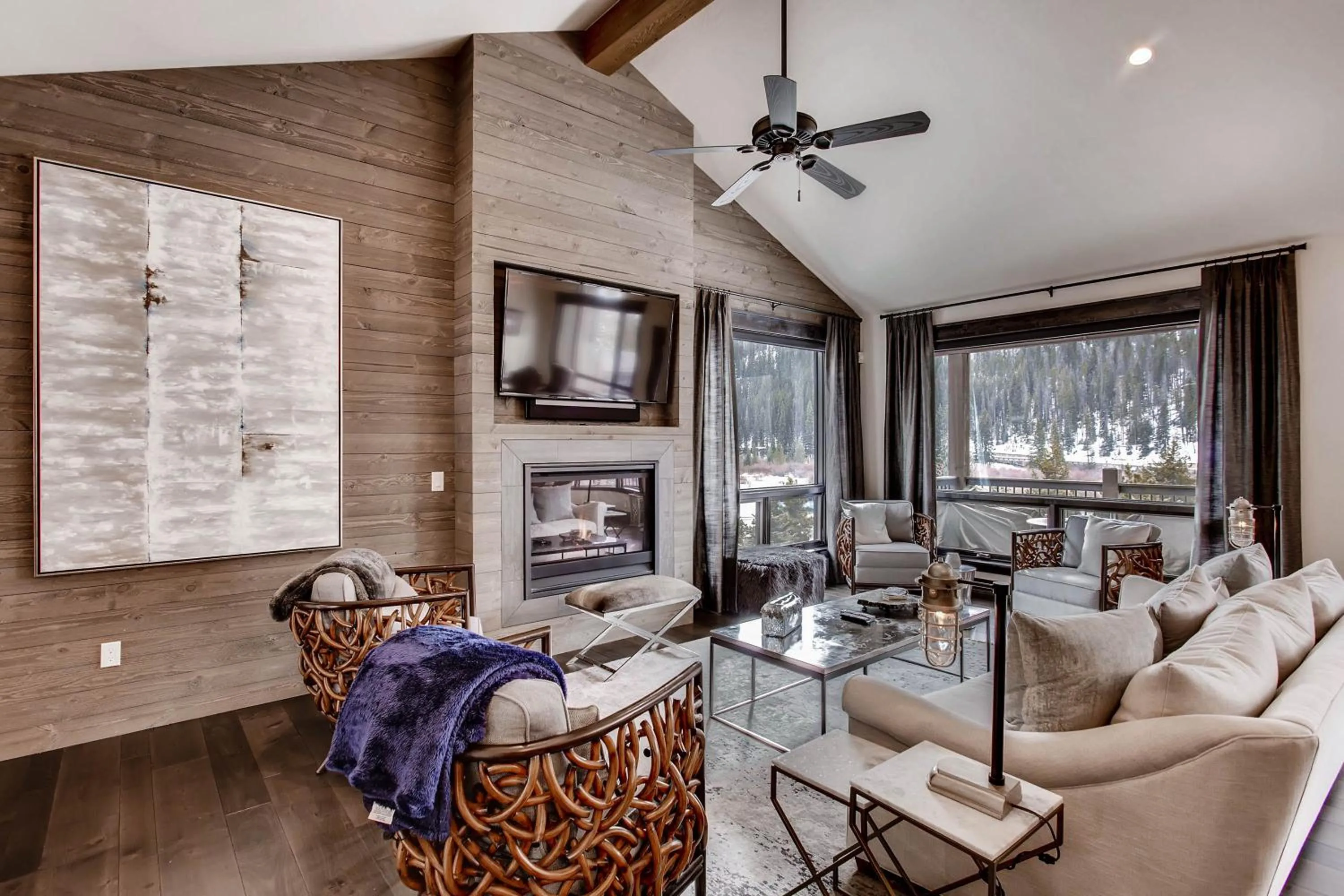 Living room in River Run Townhomes by Vail Resorts